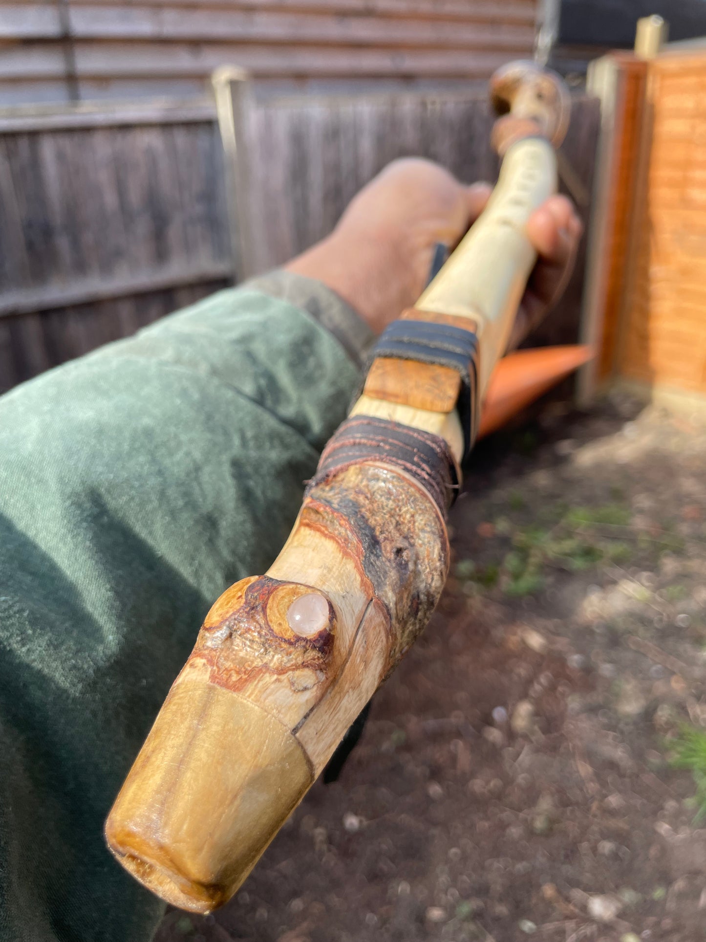 Available now! Handmade Native American Style Flute Twisted Honeysuckle Native Style Flute - In the key of F# 432hz