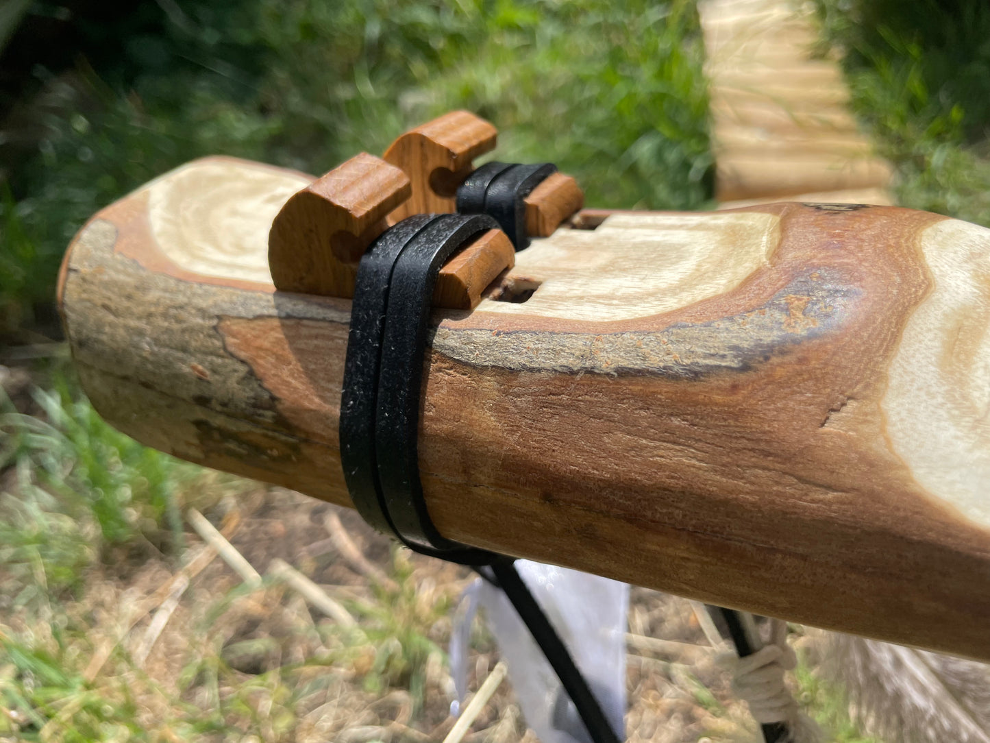 Custom Handmade Native American Style Branch Drone Flute Low D