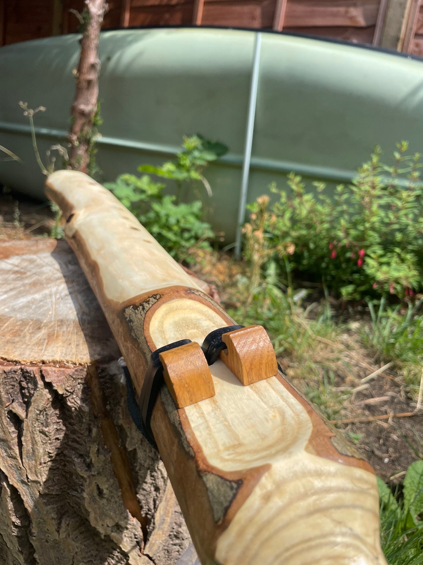 Custom Handmade Native American Style Branch Drone Flute Low D