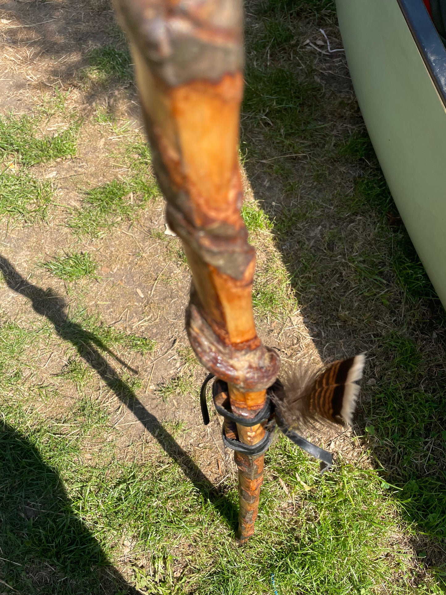 Honeysuckle - Walking Staff drone flute - In the key of F 432hz Available now item.