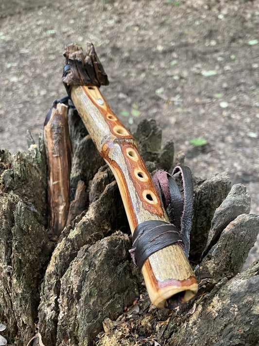 Custom made to order - Native American Style Pocket Flute - Key of G/F/D or C