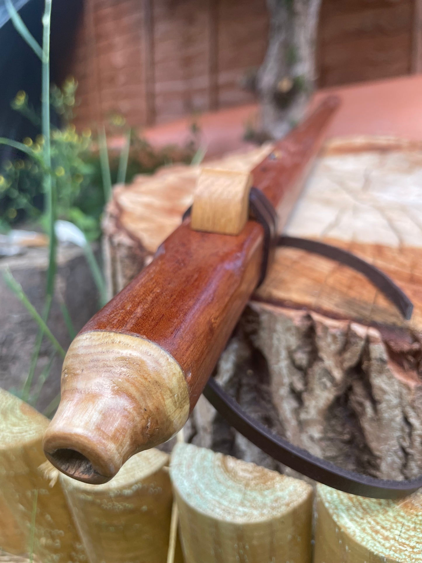 Native American Style Flute Mahogany Low C 432hz (Available now)