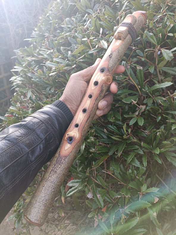 Custom made to order - Handmade Native American Style Branch Flute (Key of G)