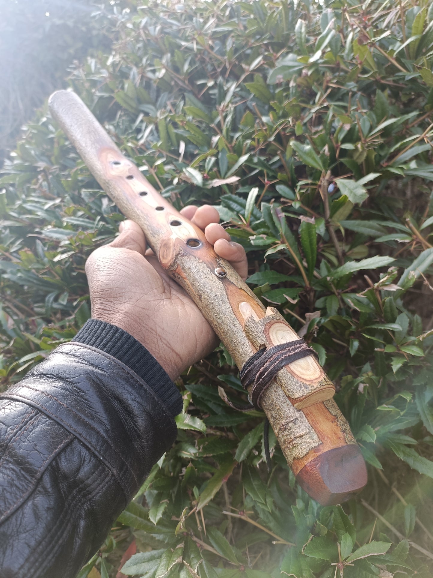 Custom made to order - Handmade Native American Style Branch Flute (Key of G)