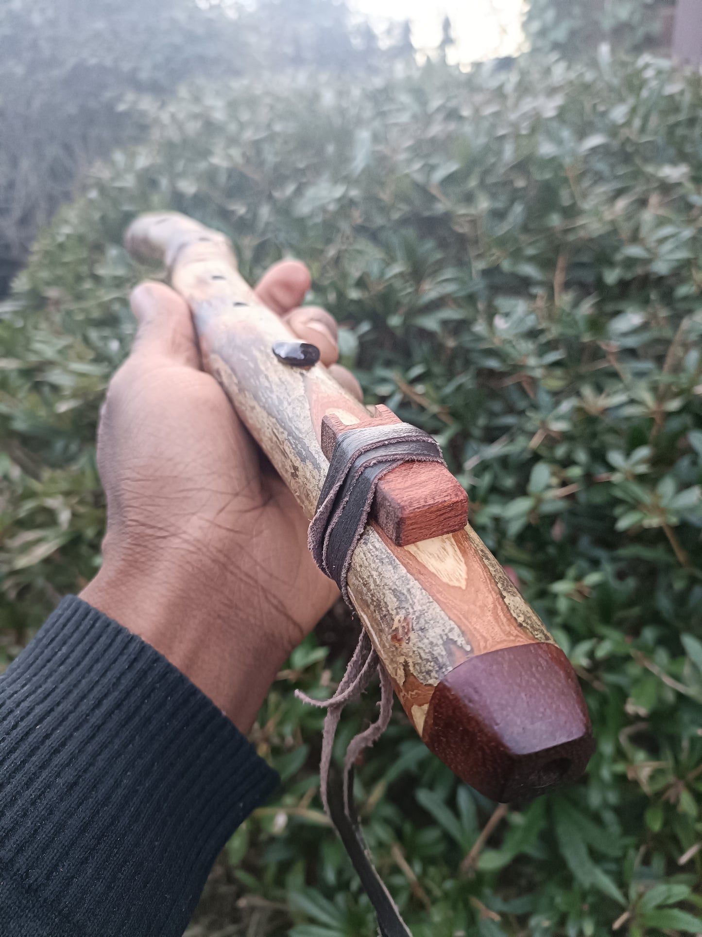 Custom made to order - Handmade Native American Style Branch Flute (Key of A)