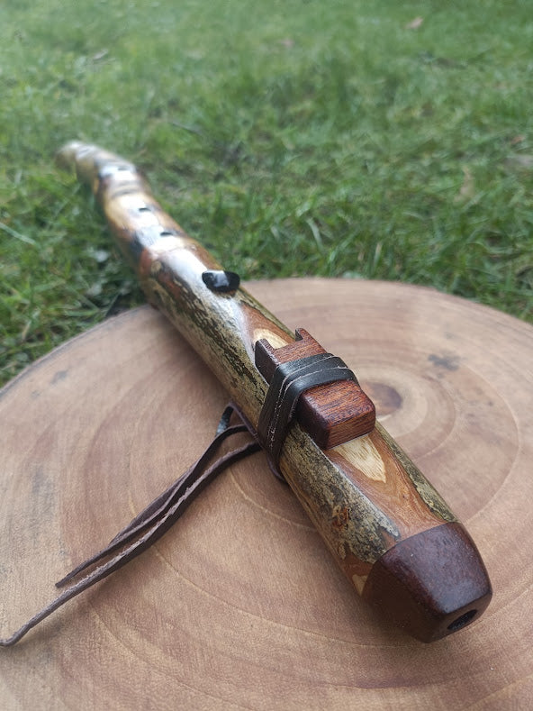 Custom made to order - Handmade Native American Style Branch Flute (Key of A)