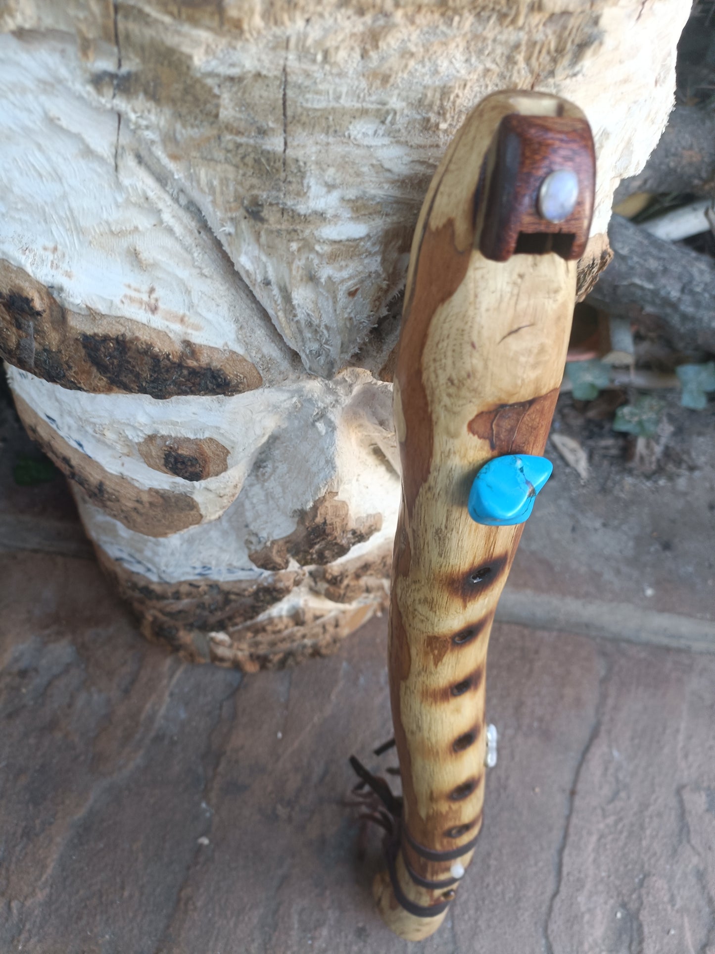 Custom made to order - Handmade Native American Style Branch Flute (Key of G)