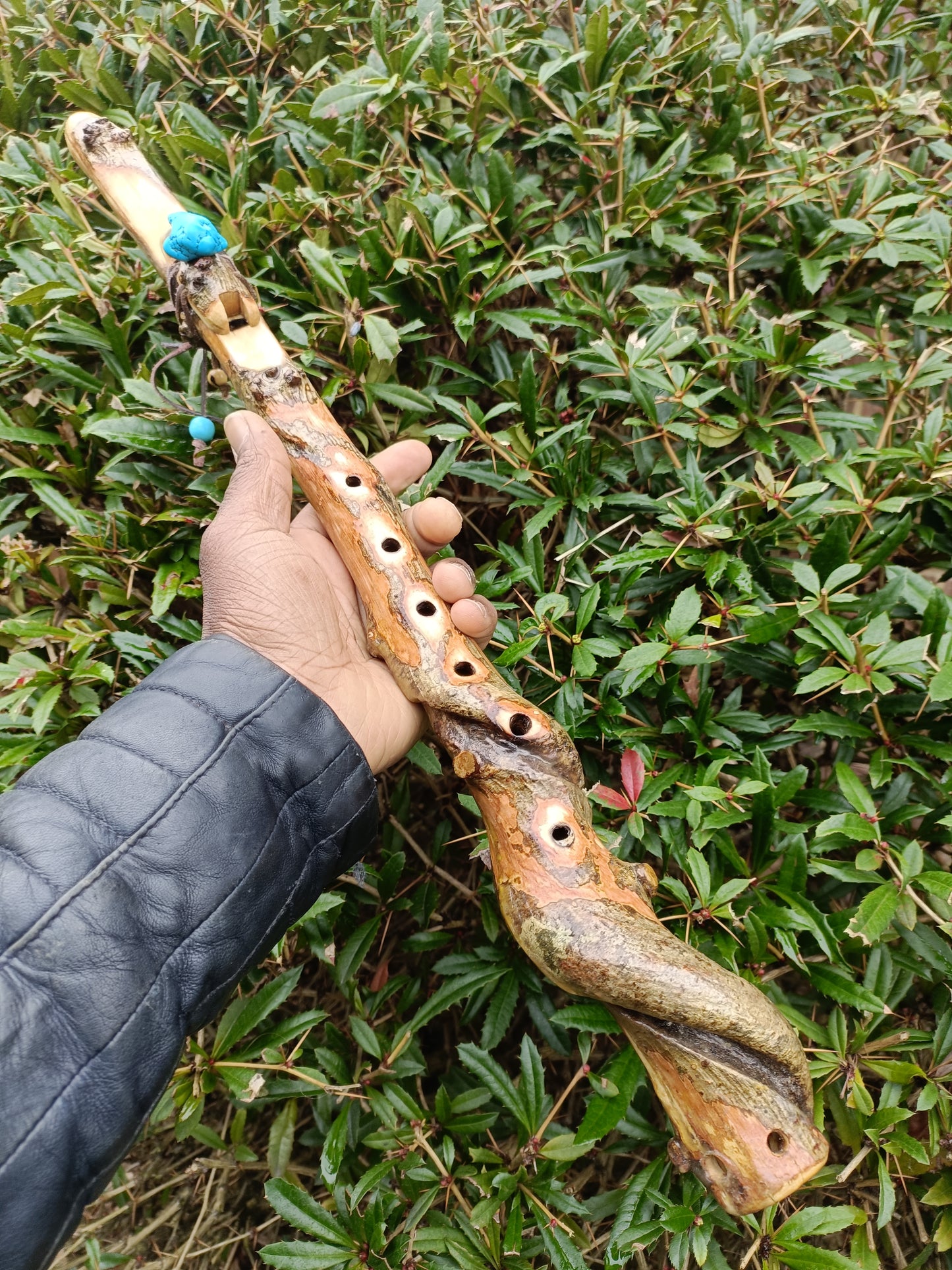 Custom made to order - Handmade Native American Style Branch Flute (Key of G)