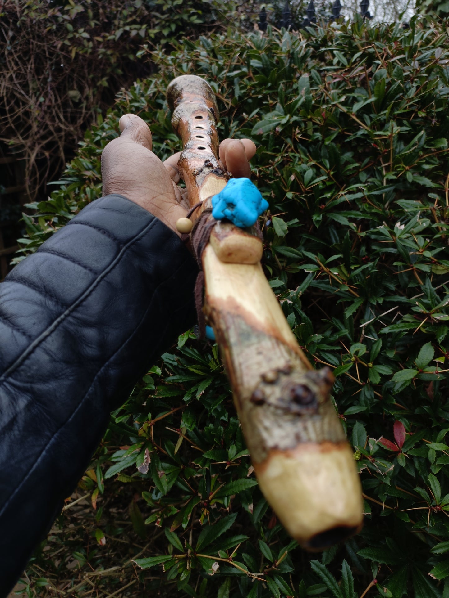 Custom made to order - Handmade Native American Style Branch Flute (Key of G)