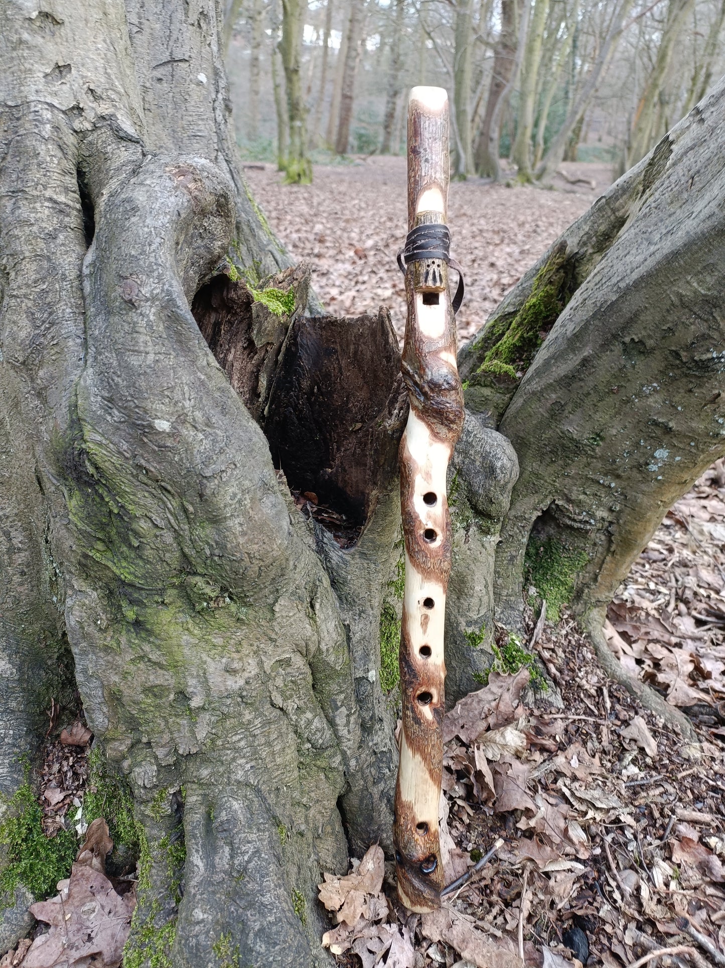 Custom made to order - Handmade Native American Style Branch Flute
