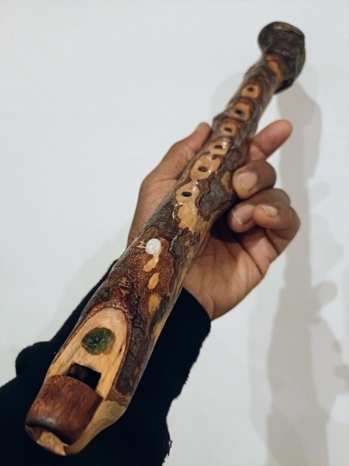 Custom made to order - Handmade Native American Style Branch Flute (Key of A)