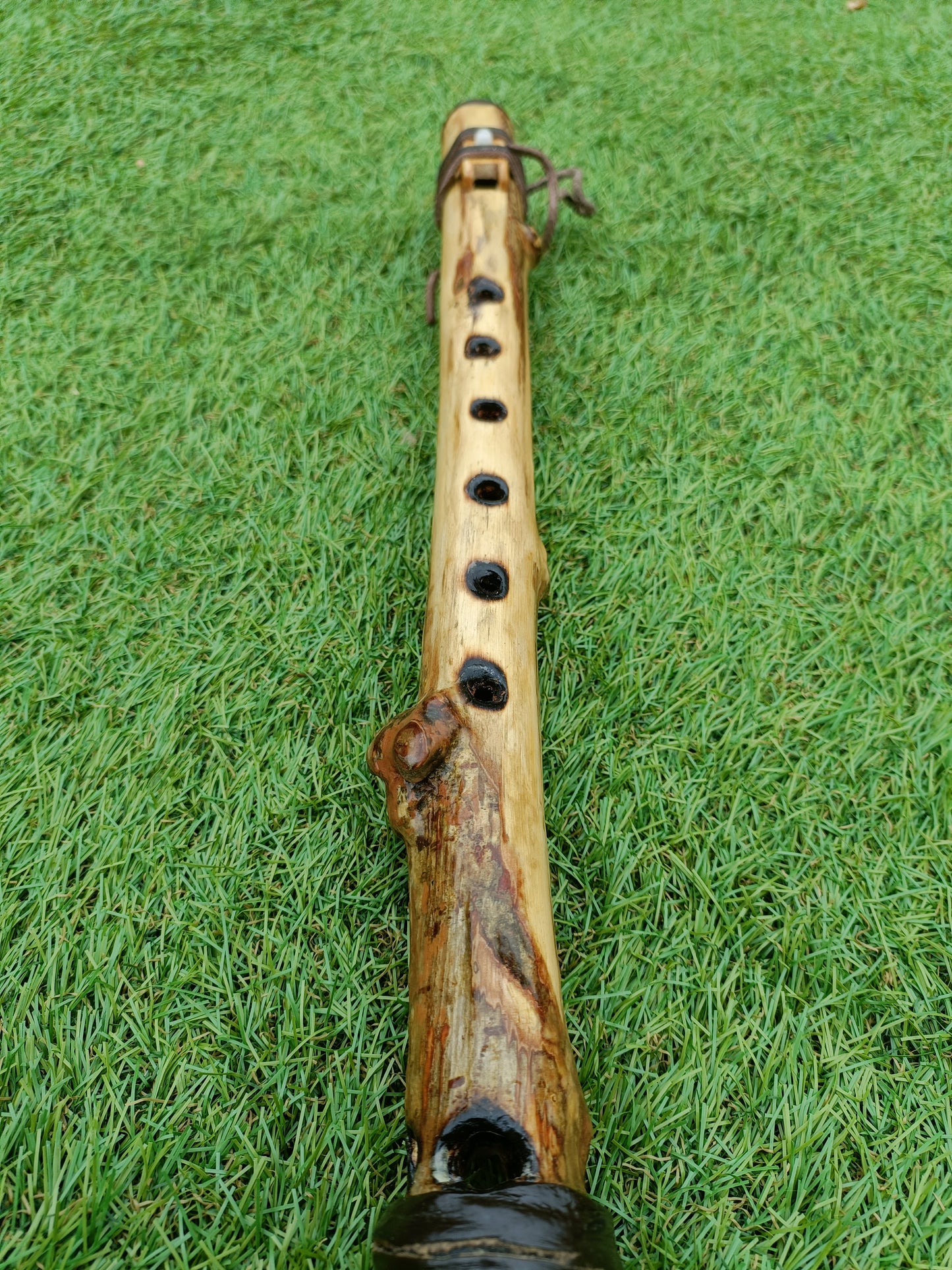 Drone Flute Walking Staff flute - In the key of A minor 432hz Custom Made to order item.