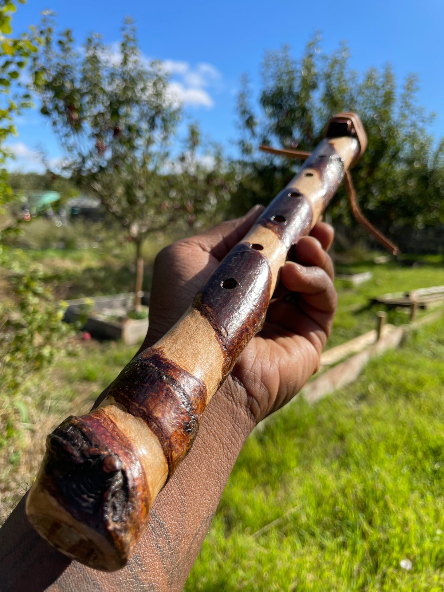 Custom made to order - Handmade Native American Style Branch Flute (Key of A)