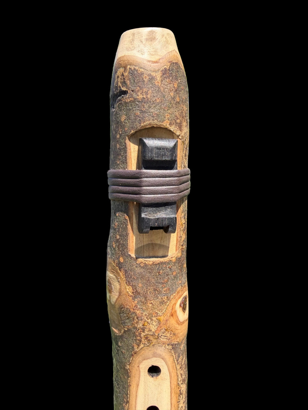 Custom signature Native American Style Flute Holly & Bog Oak Am 432hz (Available now)