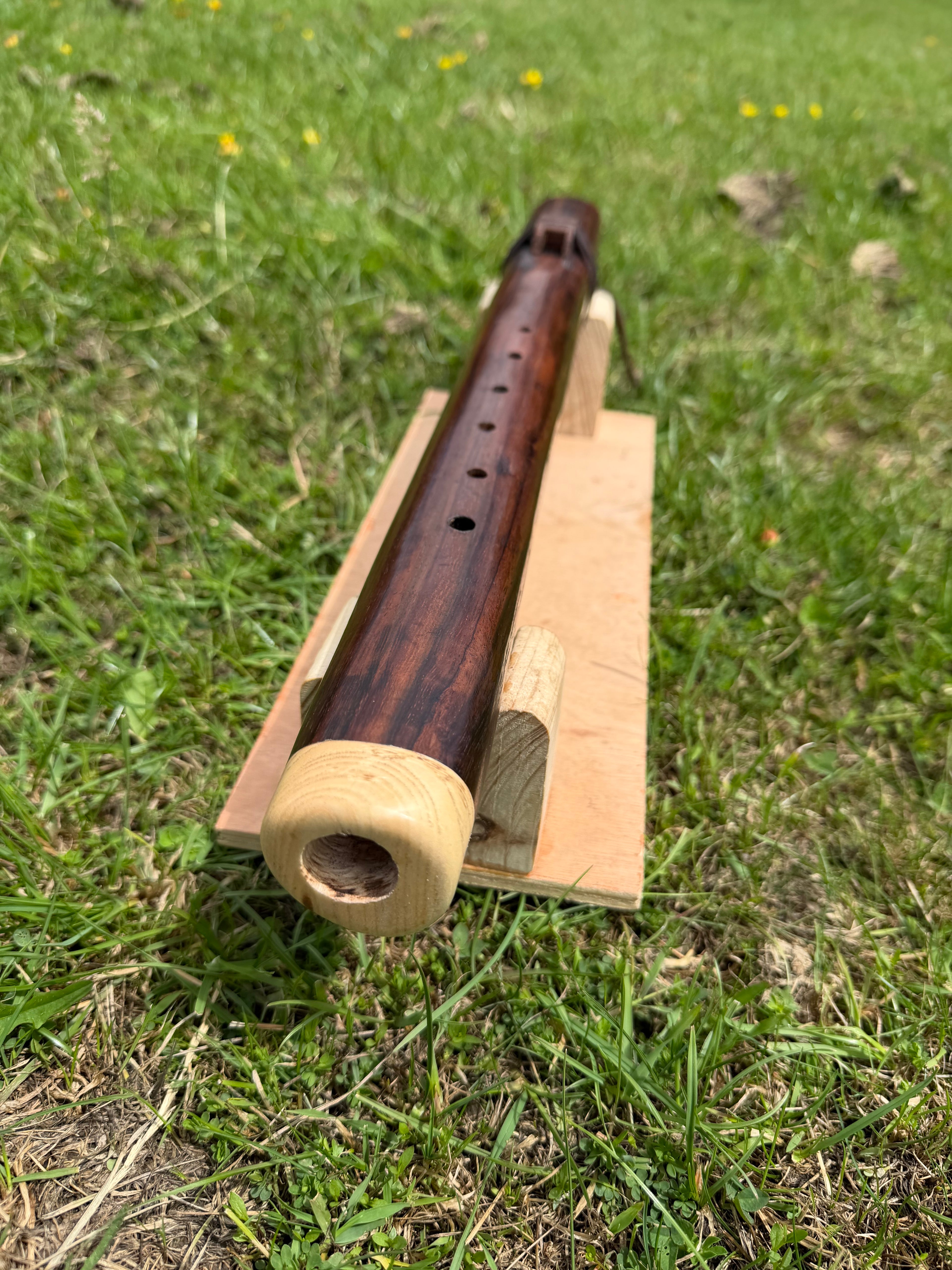 Custom signature Handmade Native American Style Flute In Rosewood - In the key of G 432hz