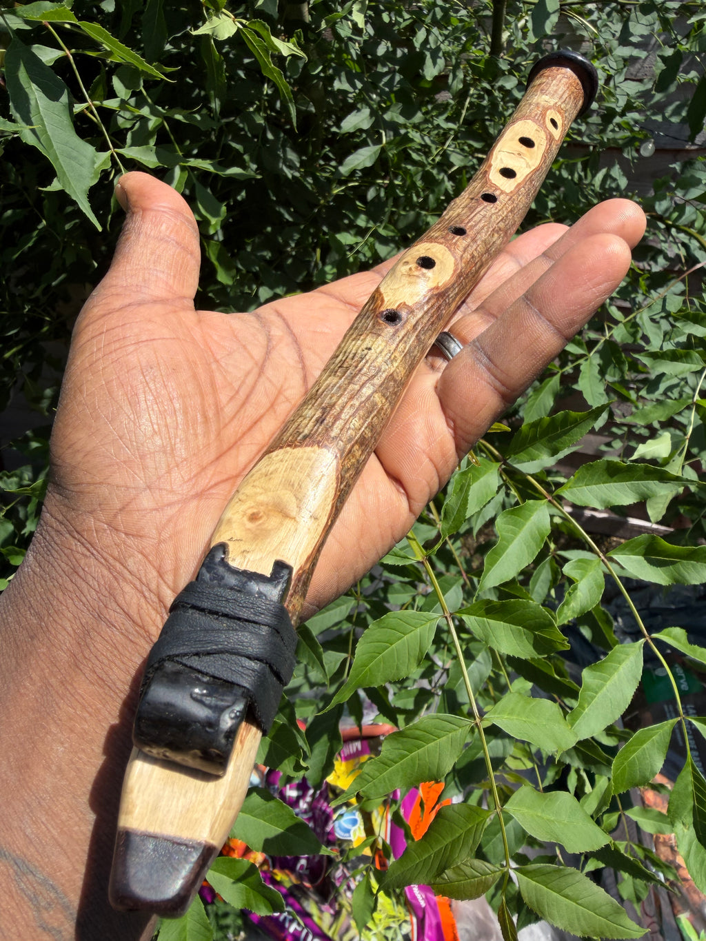 Custom Handcrafted  hybrid Soprano 8 holed Flute (Key of C 440hz) made to order