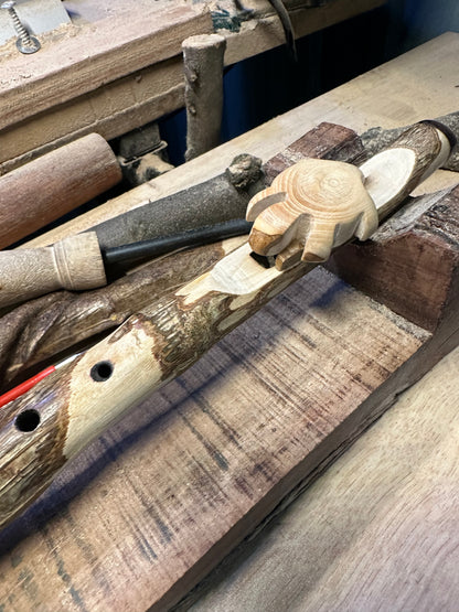 Custom made to order - Native American Style Pocket Flute - Key of G/F/D
