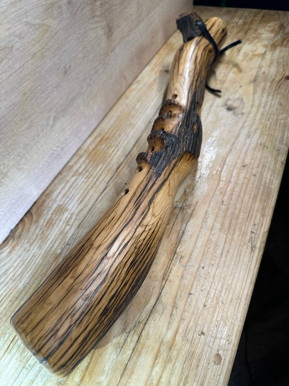 Native Style Branch Flute Key of E 432hz English Oak. Available now!