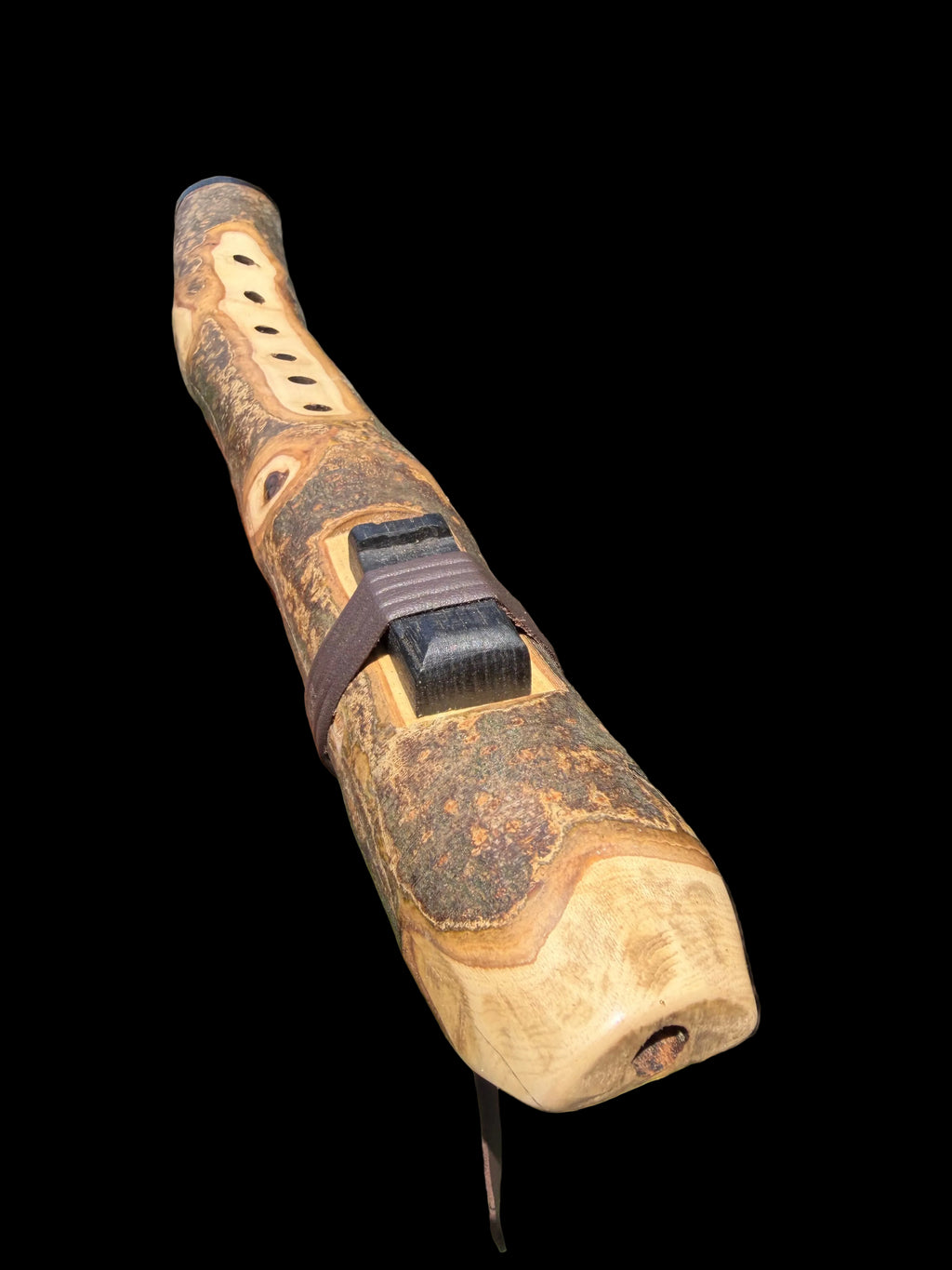 Custom signature Native American Style Flute Holly & Bog Oak Am 432hz (Available now)