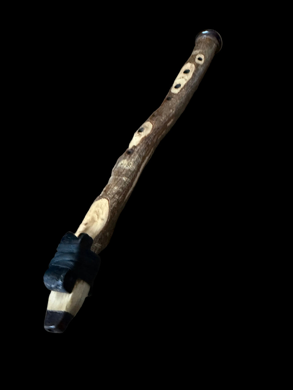 Custom Handcrafted  hybrid Soprano 8 holed Flute (Key of C 440hz) made to order