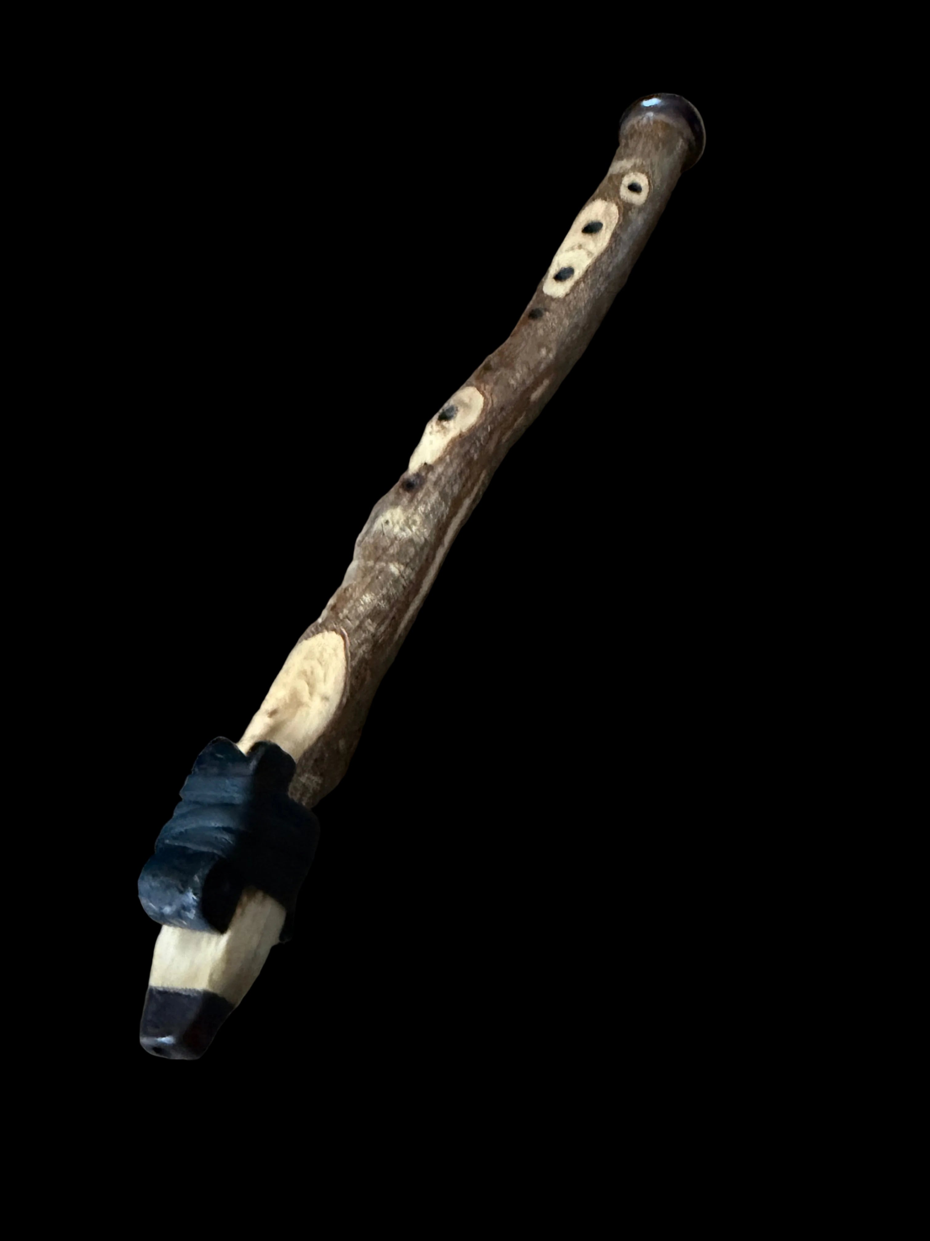Custom Handcrafted  hybrid Soprano 8 holed Flute (Key of C 440hz) made to order