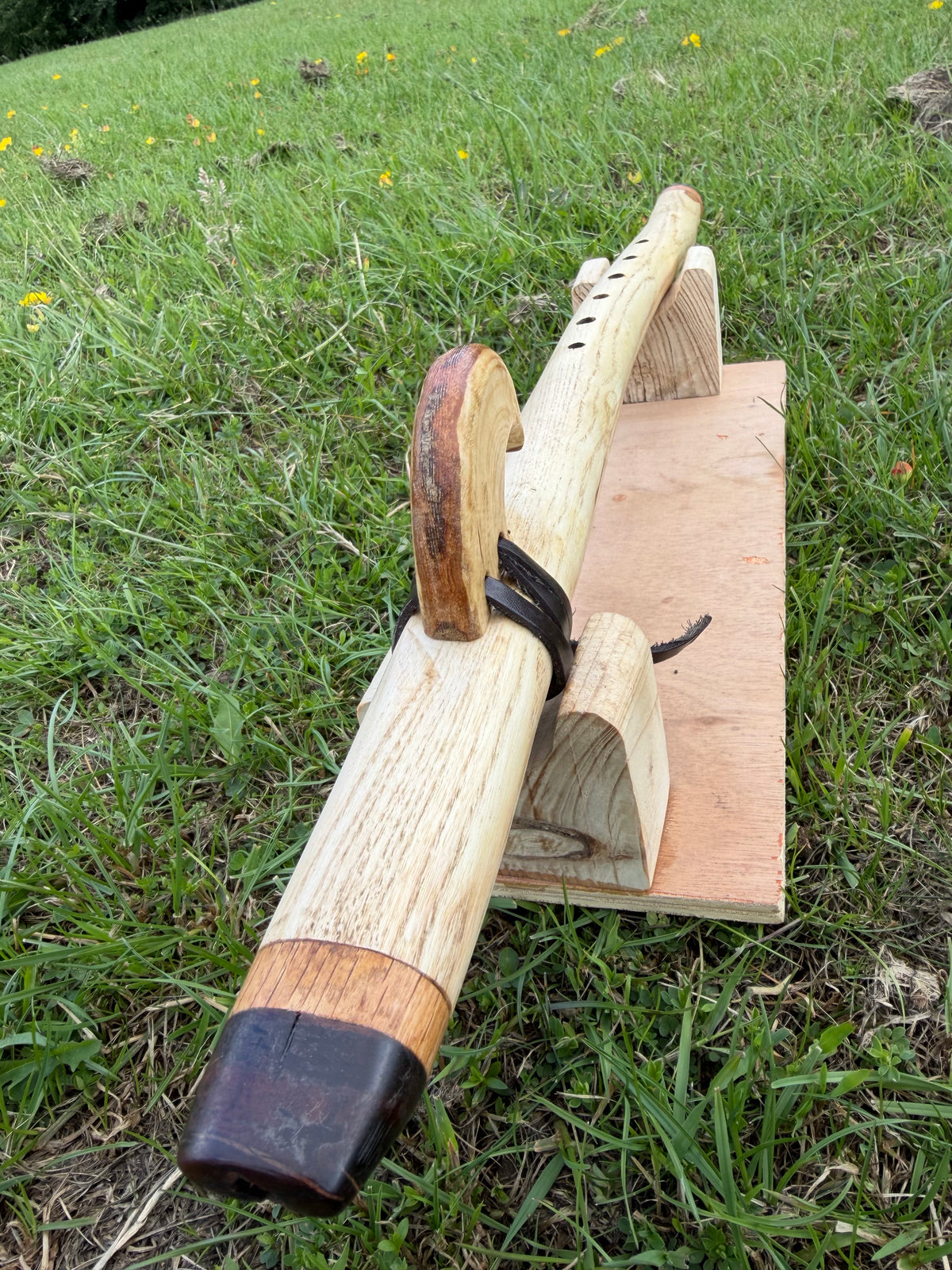 Custom Signature Available now! Handcrafted Native Style branch Flute (Key of F#) Ash wood