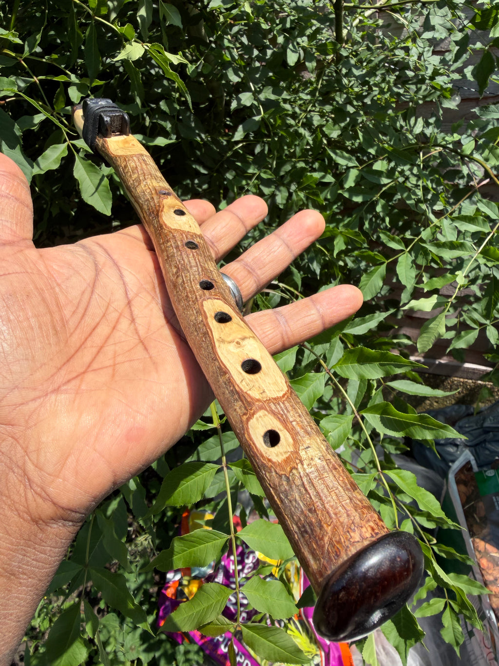 Custom Handcrafted  hybrid Soprano 8 holed Flute (Key of C 440hz) made to order