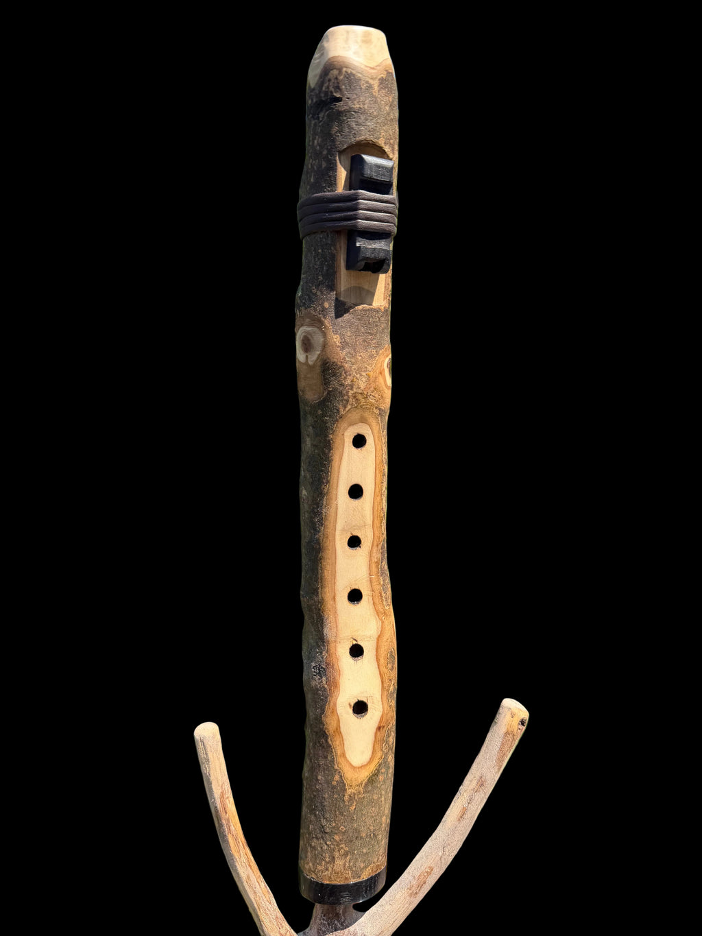 Custom signature Native American Style Flute Holly & Bog Oak Am 432hz (Available now)