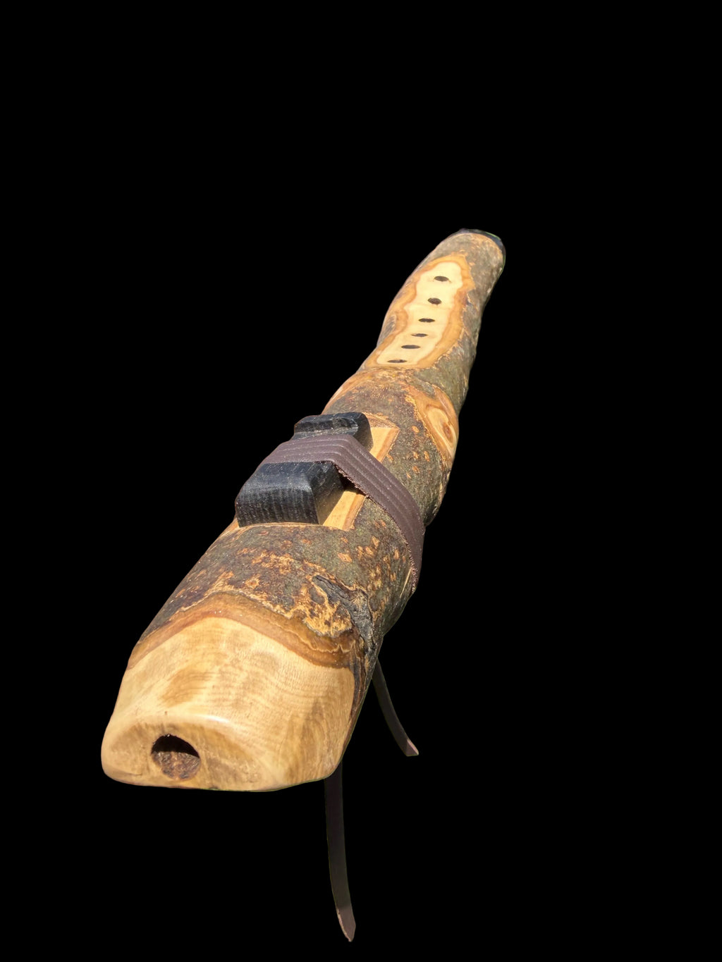 Custom signature Native American Style Flute Holly & Bog Oak Am 432hz (Available now)