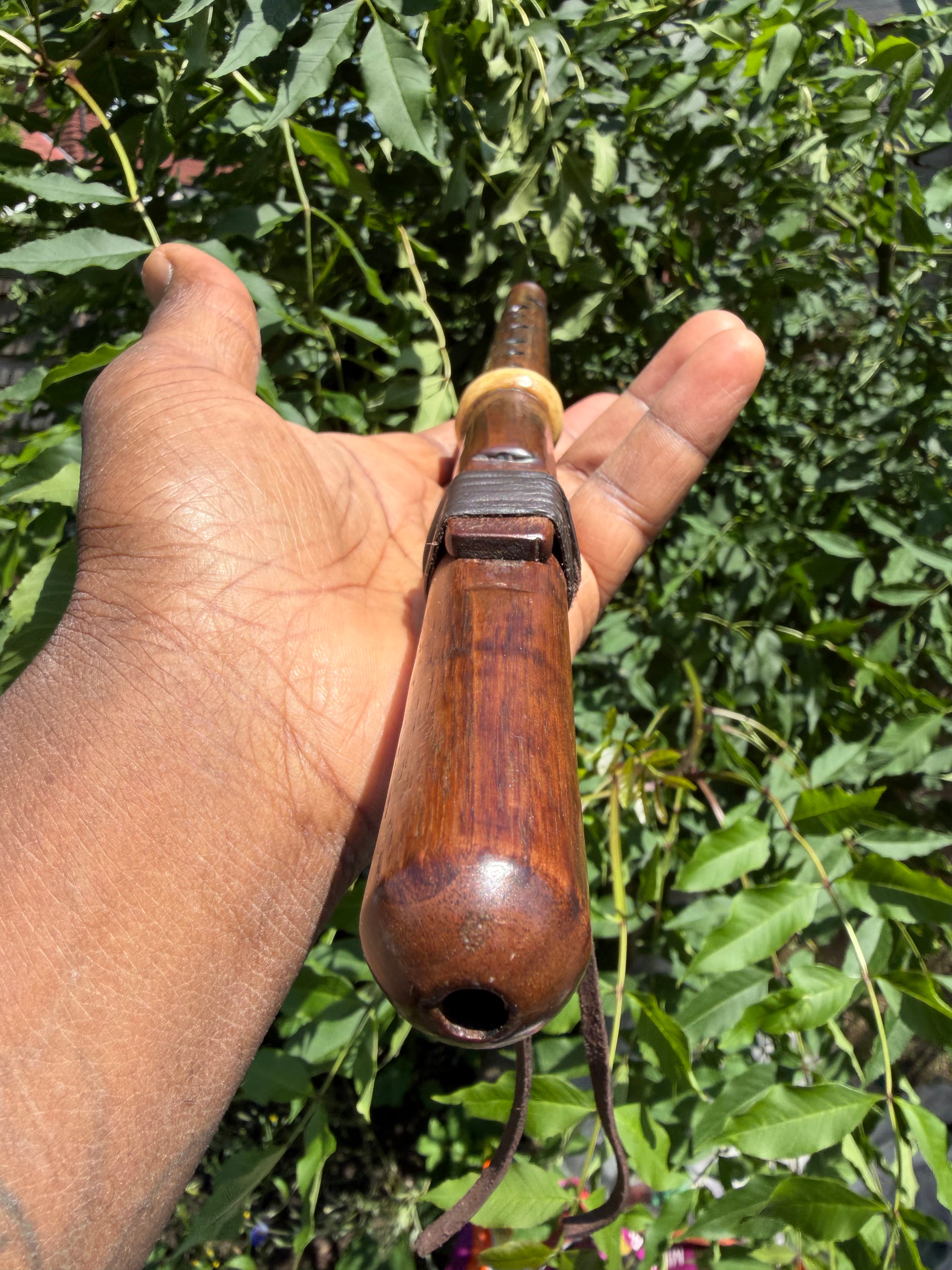 Custom Handcrafted  hybrid Soprano 8 holed Flute (Key of C 440hz) made to order