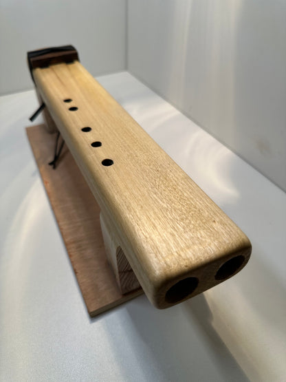 Native American Style Drone Flute Tulip wood & Mahogany Am 432hz (Available now)