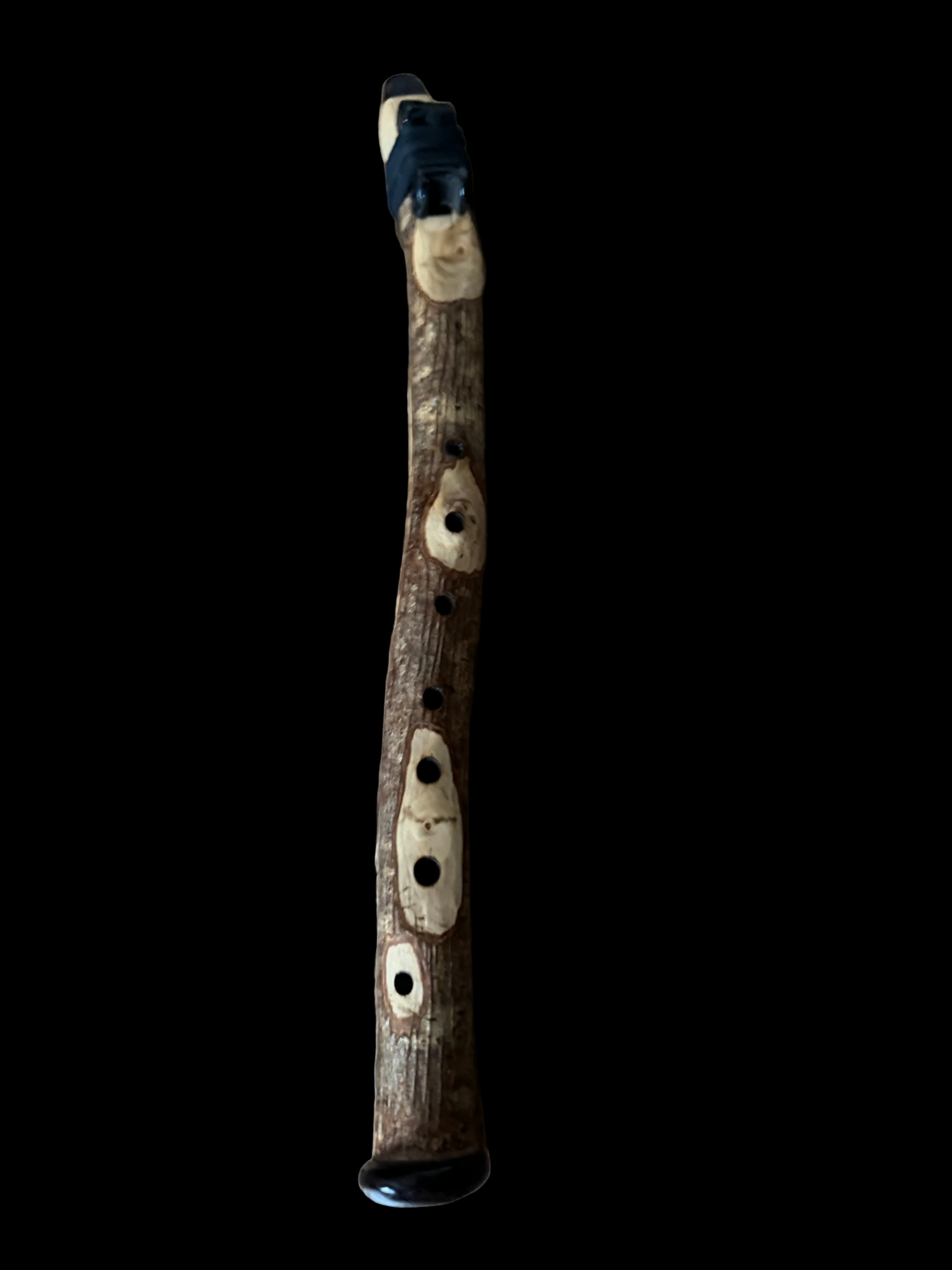 Custom Handcrafted  hybrid Soprano 8 holed Flute (Key of C 440hz) made to order