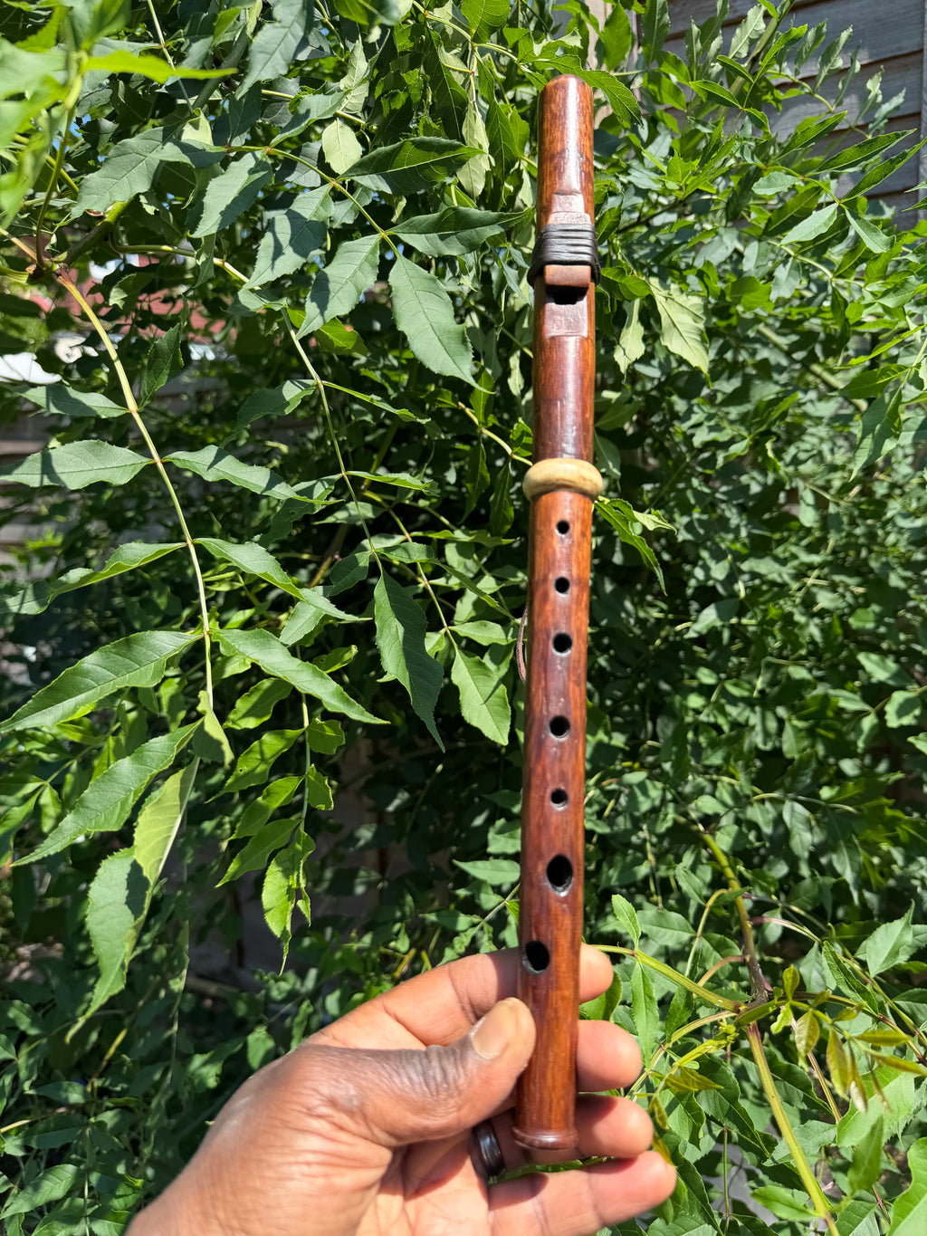 Custom Handcrafted  hybrid Soprano 8 holed Flute (Key of C 440hz) made to order
