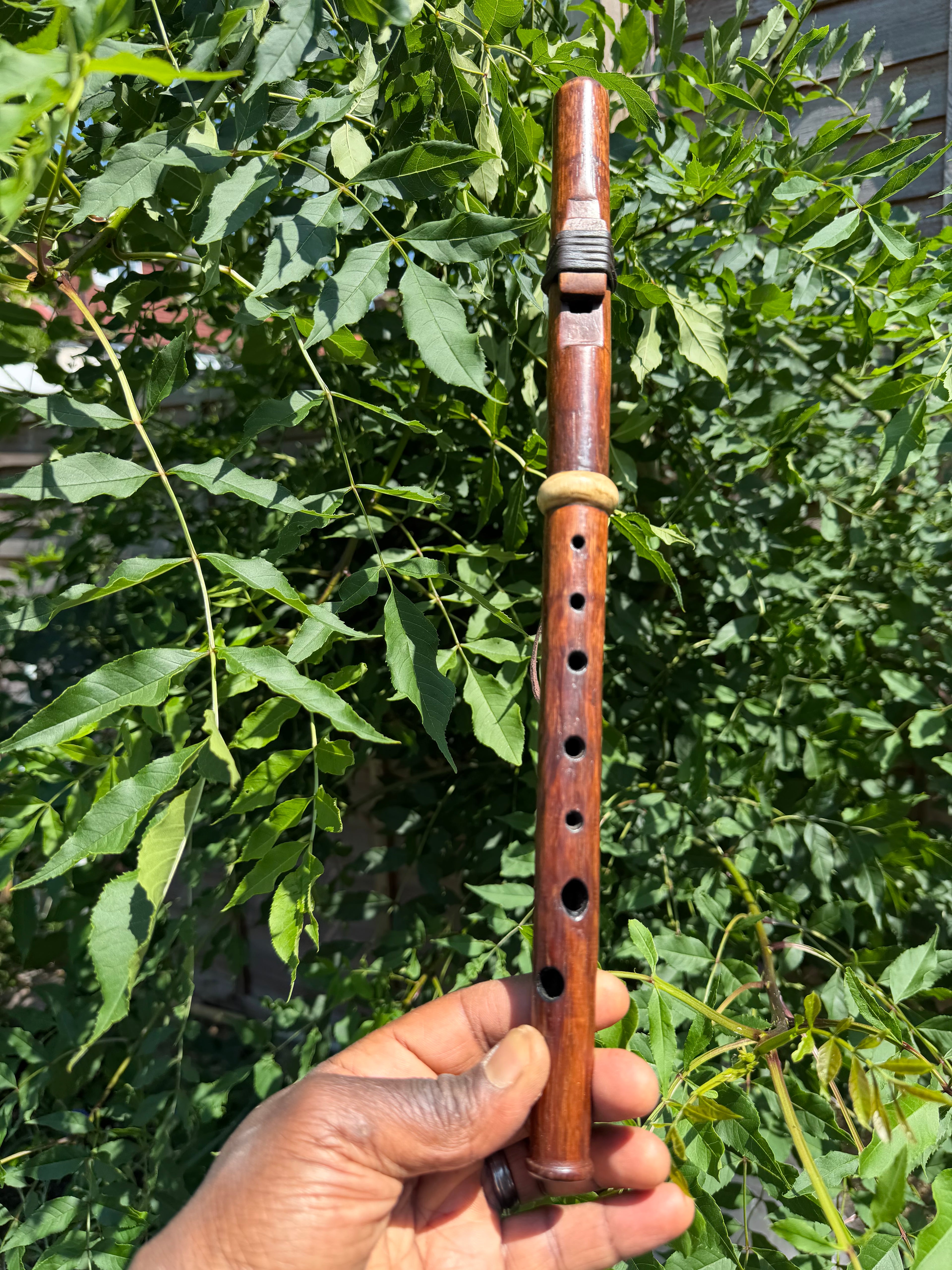 Custom Handcrafted  hybrid Soprano 8 holed Flute (Key of C 440hz) made to order