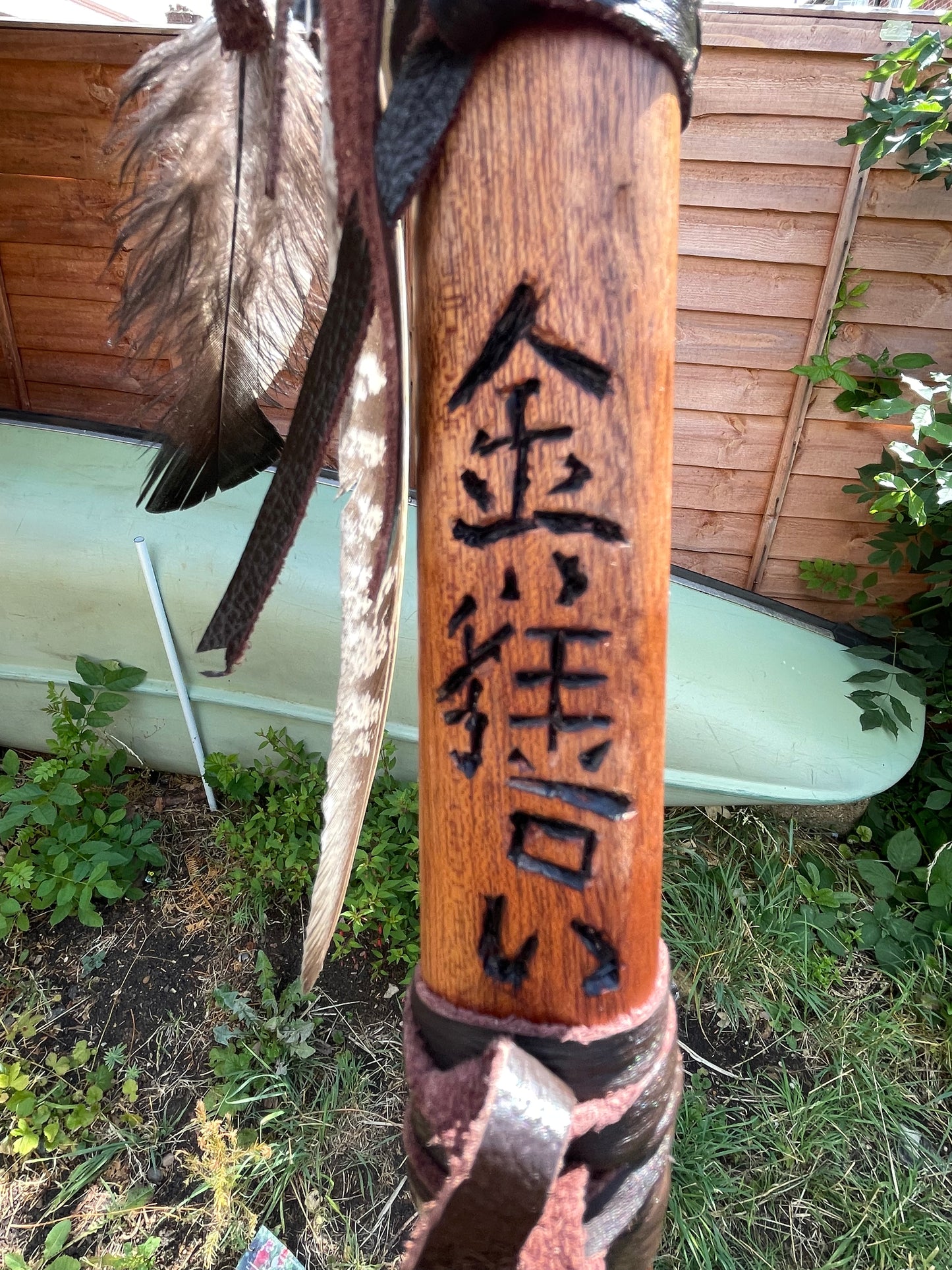 Drone Flute Walking Staff flute - In the key of A minor 432hz Custom Made to order item.