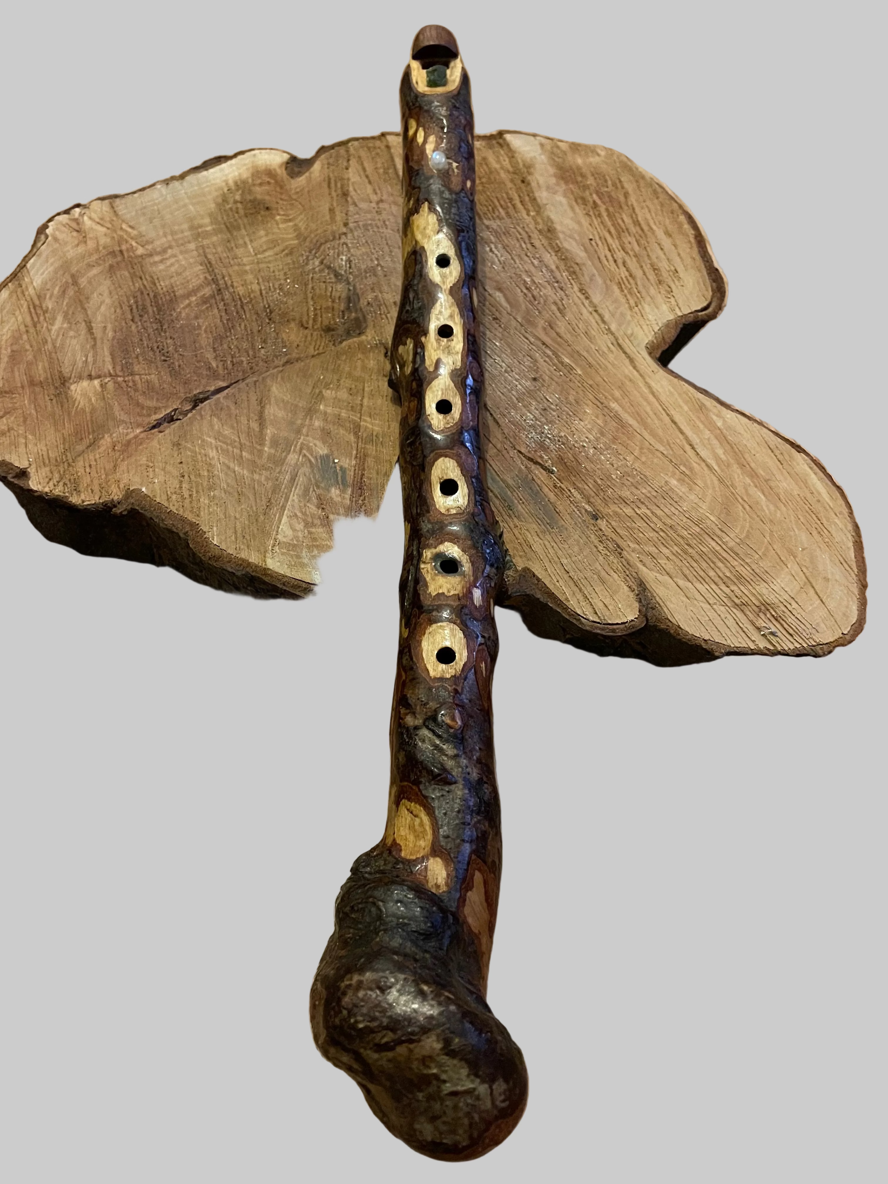Custom made to order - Handmade Native American Style Branch Flute (Key of A)
