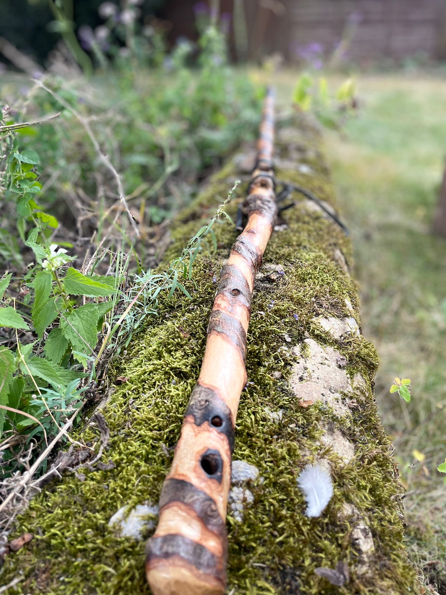 Custom hand carved Branch Flute - Key of choice