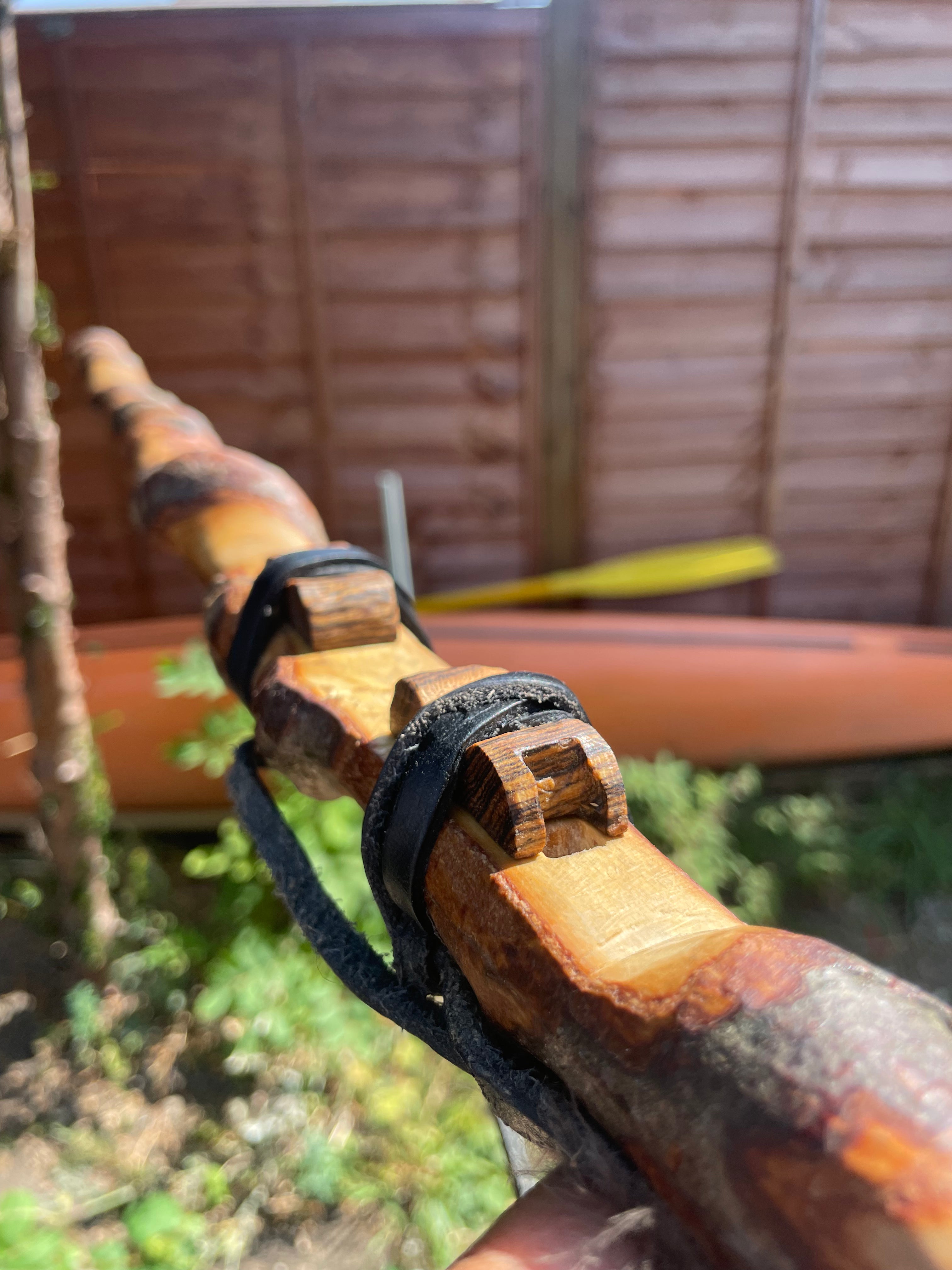 Custom hand carved Branch Flute - Key of choice