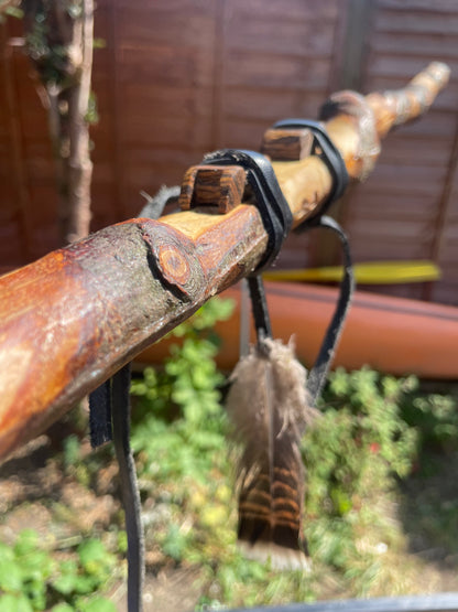 Honeysuckle - Walking Staff drone flute - In the key of F 432hz Available now item.