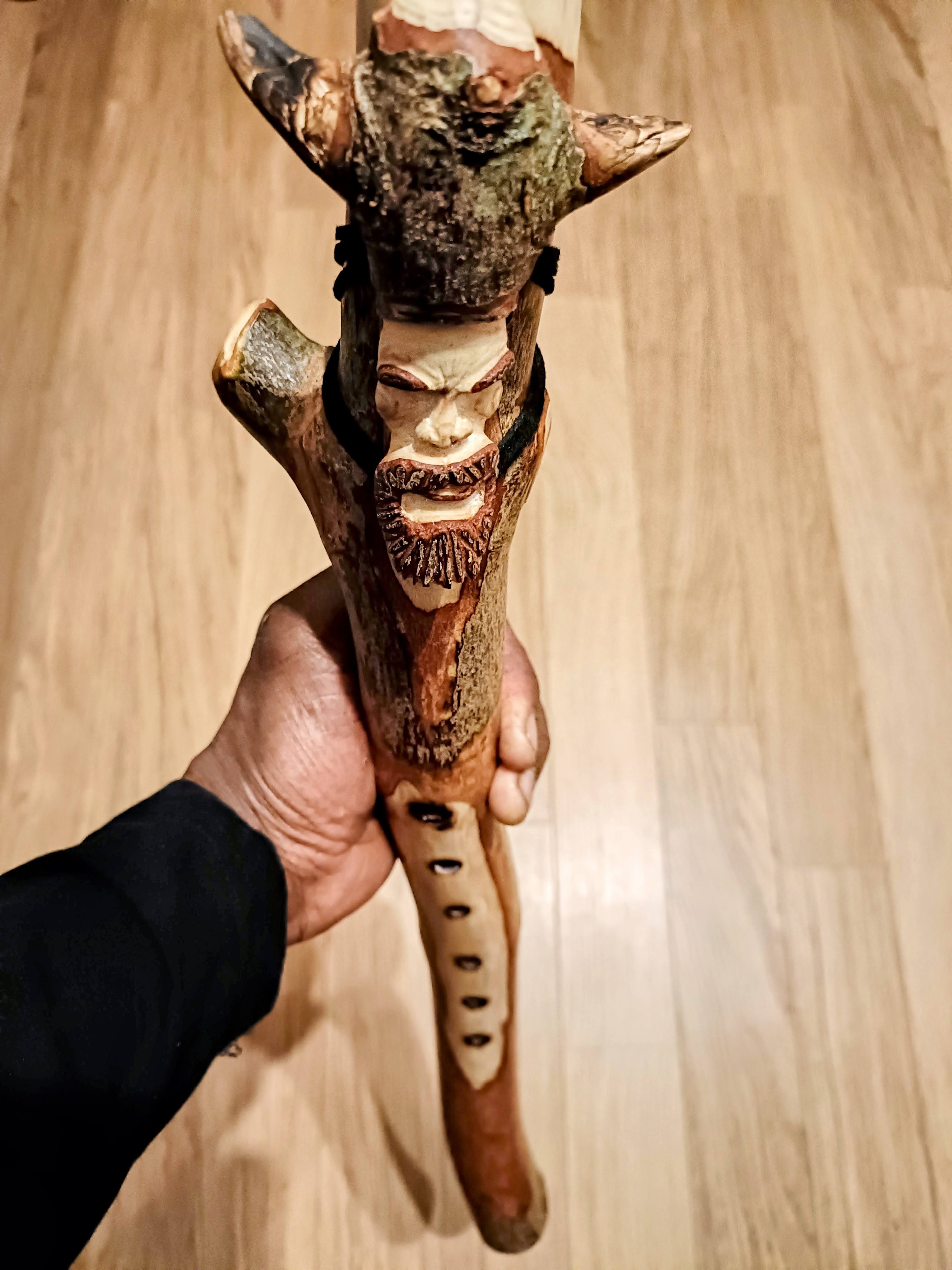 Custom made to order - Handmade Native American Style Branch Flute (Key of D)