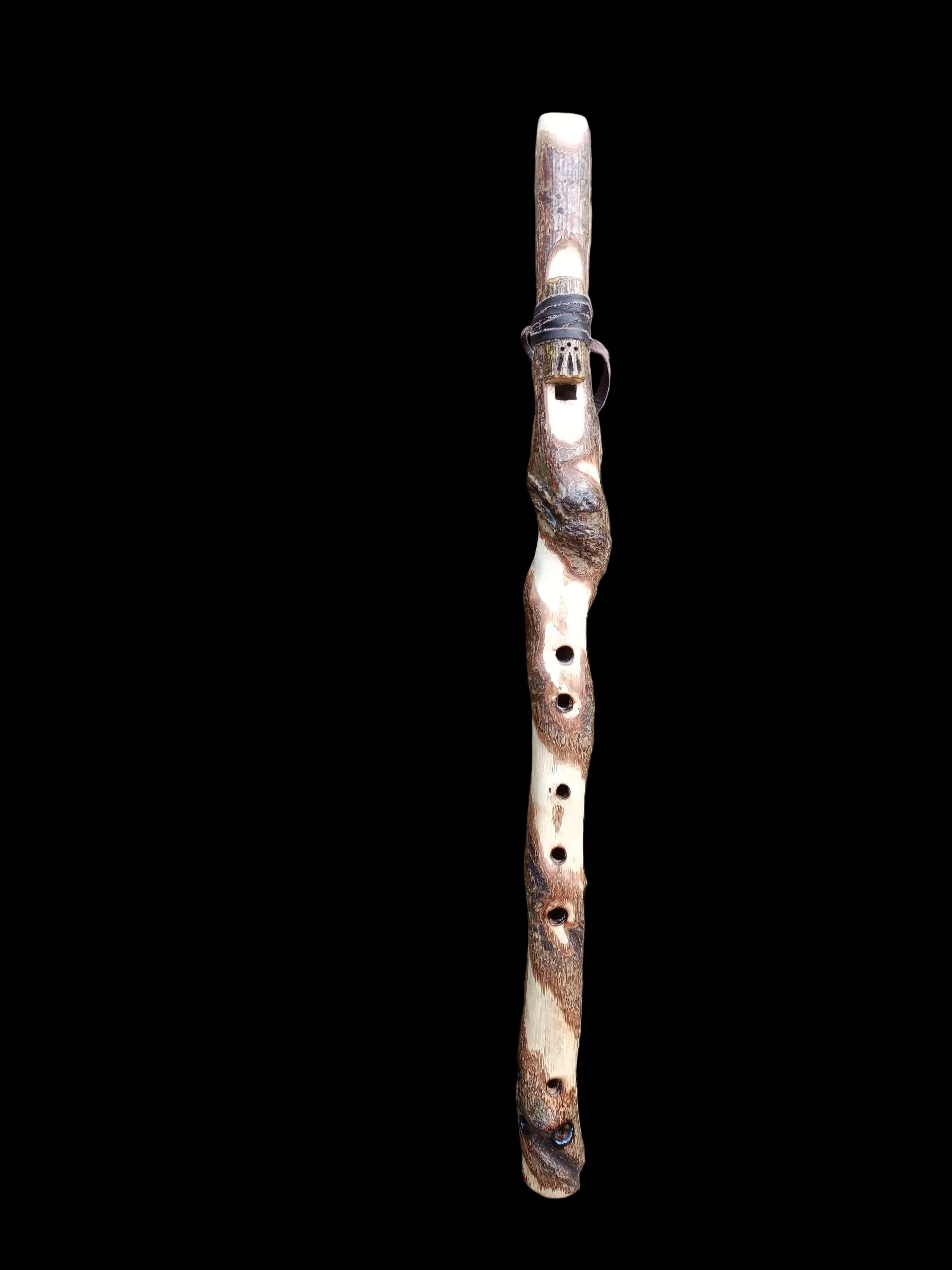 Custom made to order - Handmade Native American Style Branch Flute (Key of B)
