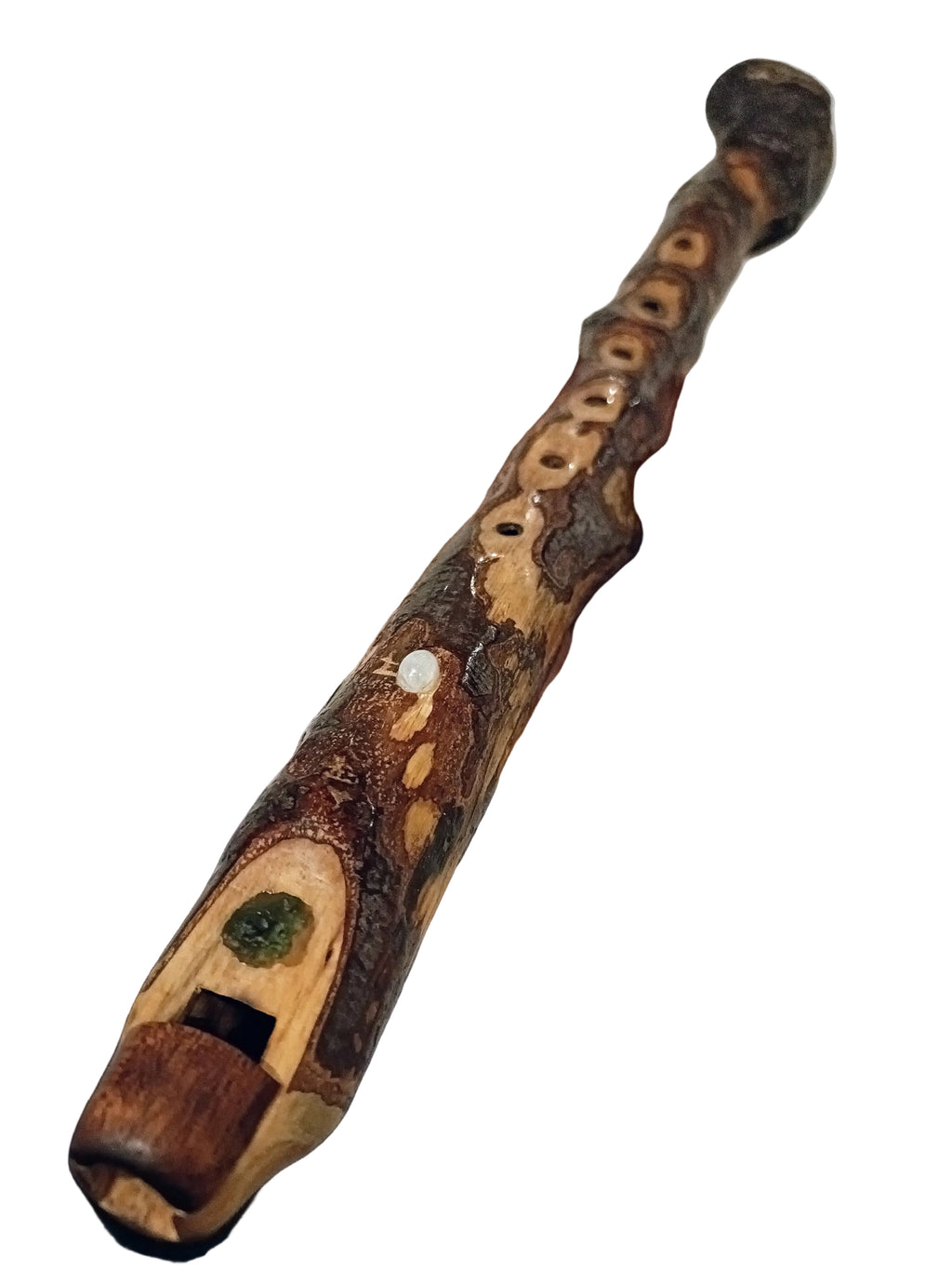 Custom made to order - Handmade Native American Style Branch Flute (Key of A)