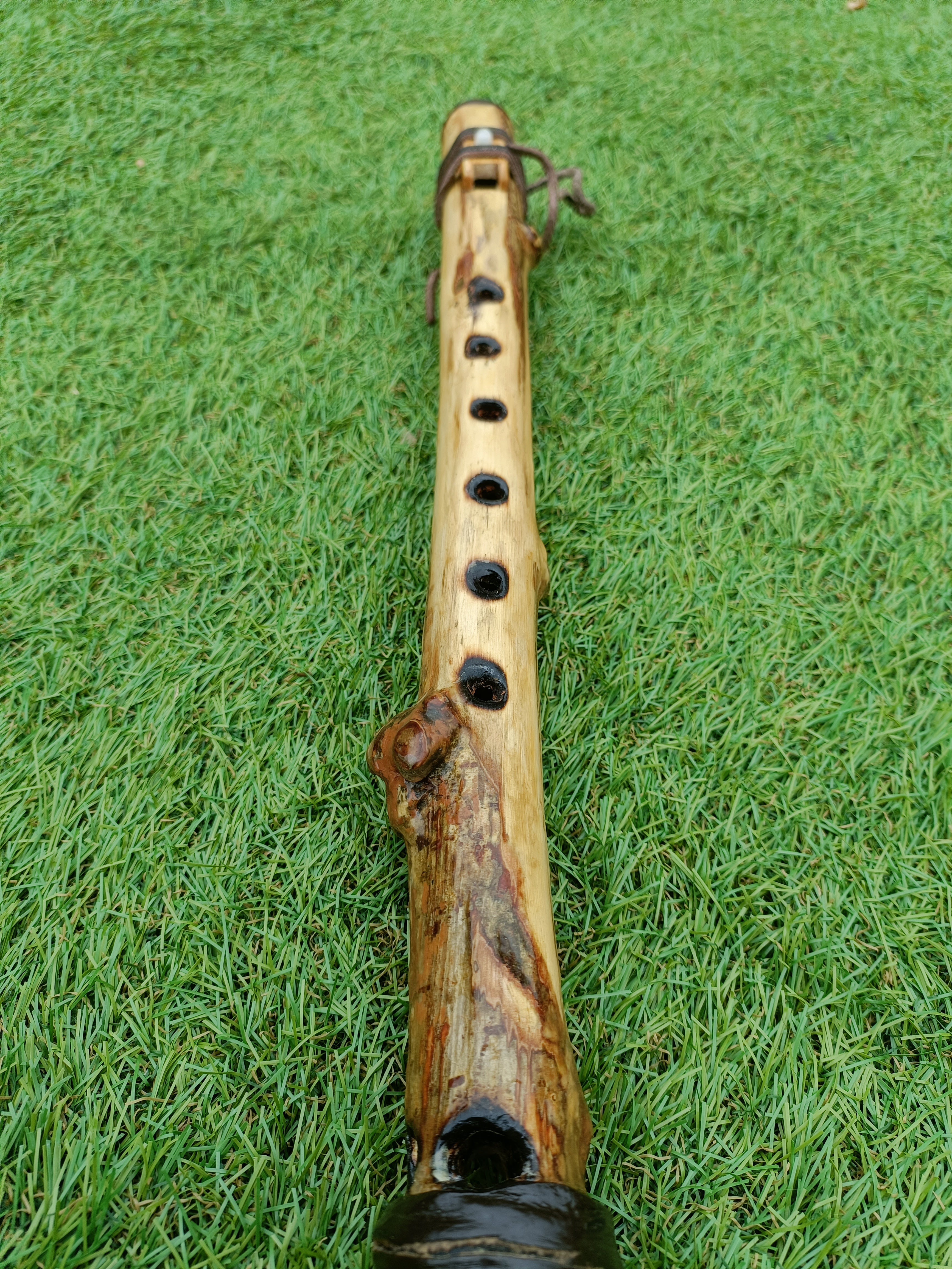 - Druid Staff Style Branch Flute - In the key of A 432hz