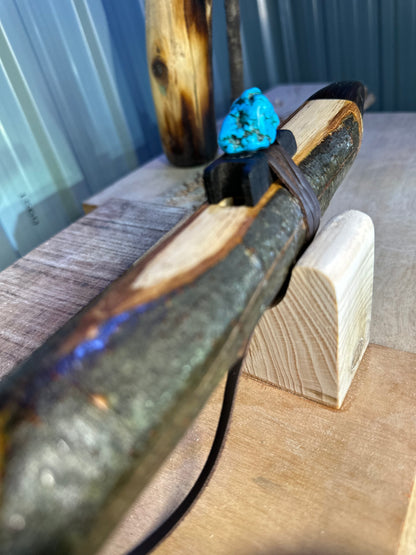 Native Style Branch Flute Key of E 432hz English Oak. Available now!