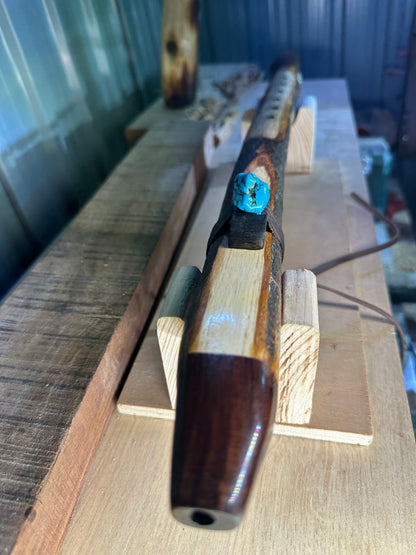 Native Style Branch Flute Key of E 432hz English Oak. Available now!