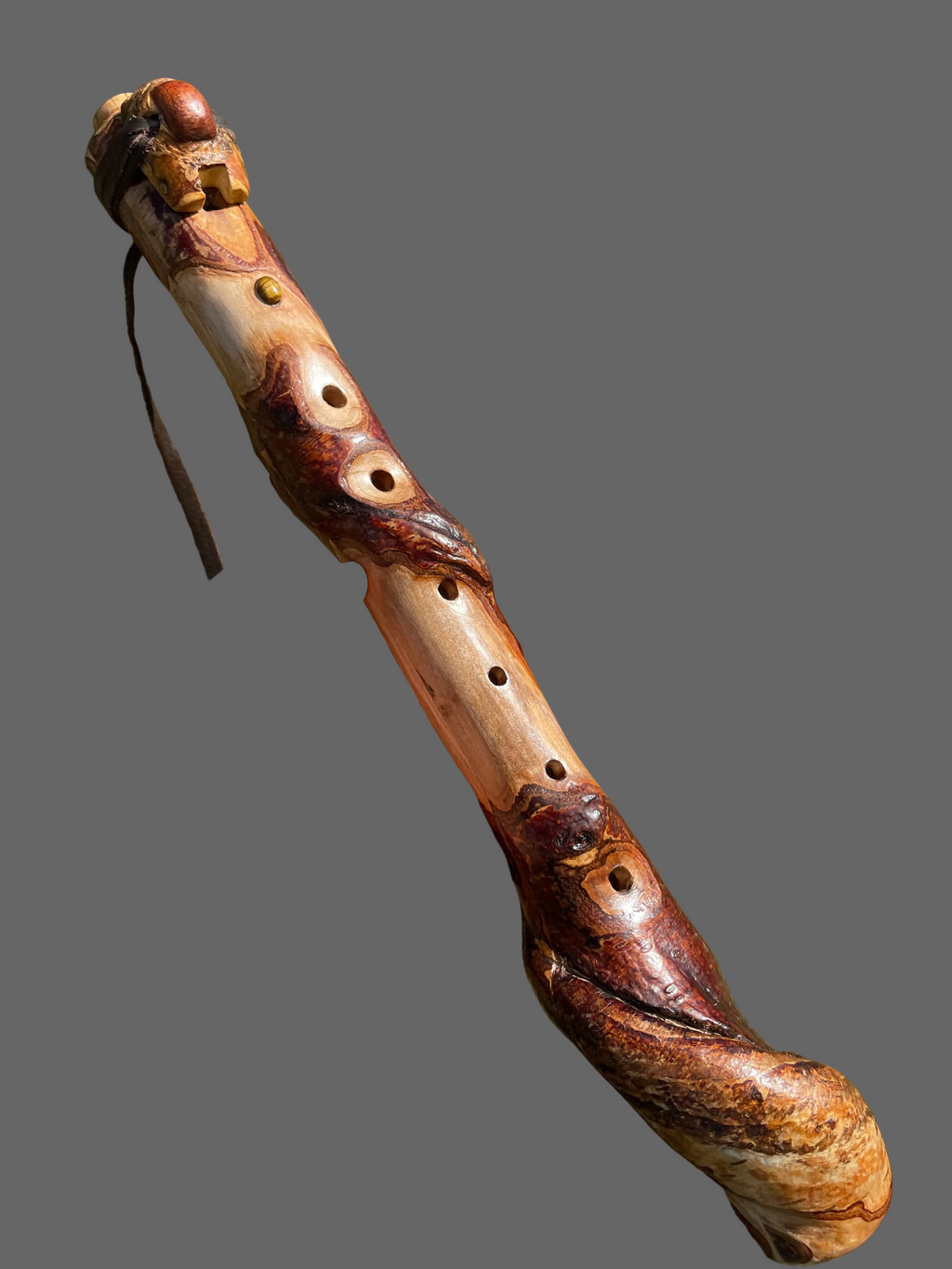 Custom made to order - Handmade Native American Style Branch Flute (Key of A)