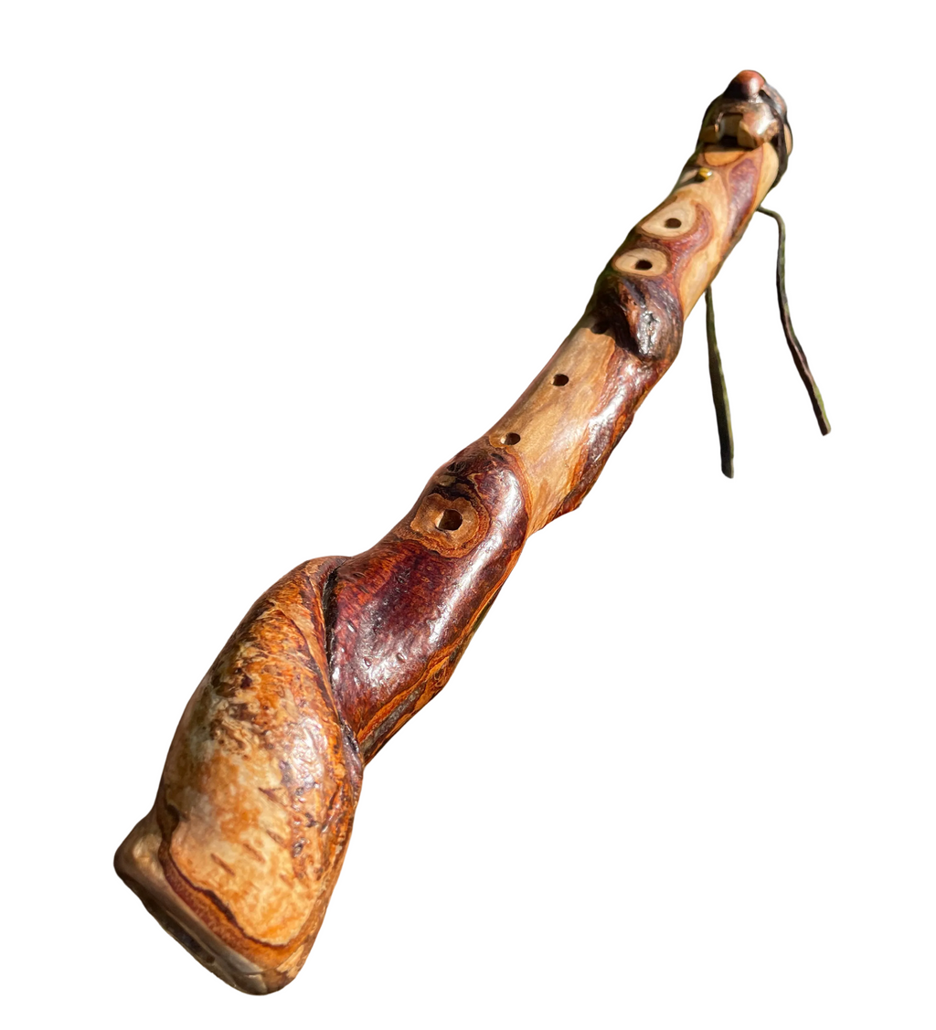 Custom made to order - Handmade Native American Style Branch Flute (Key of A)