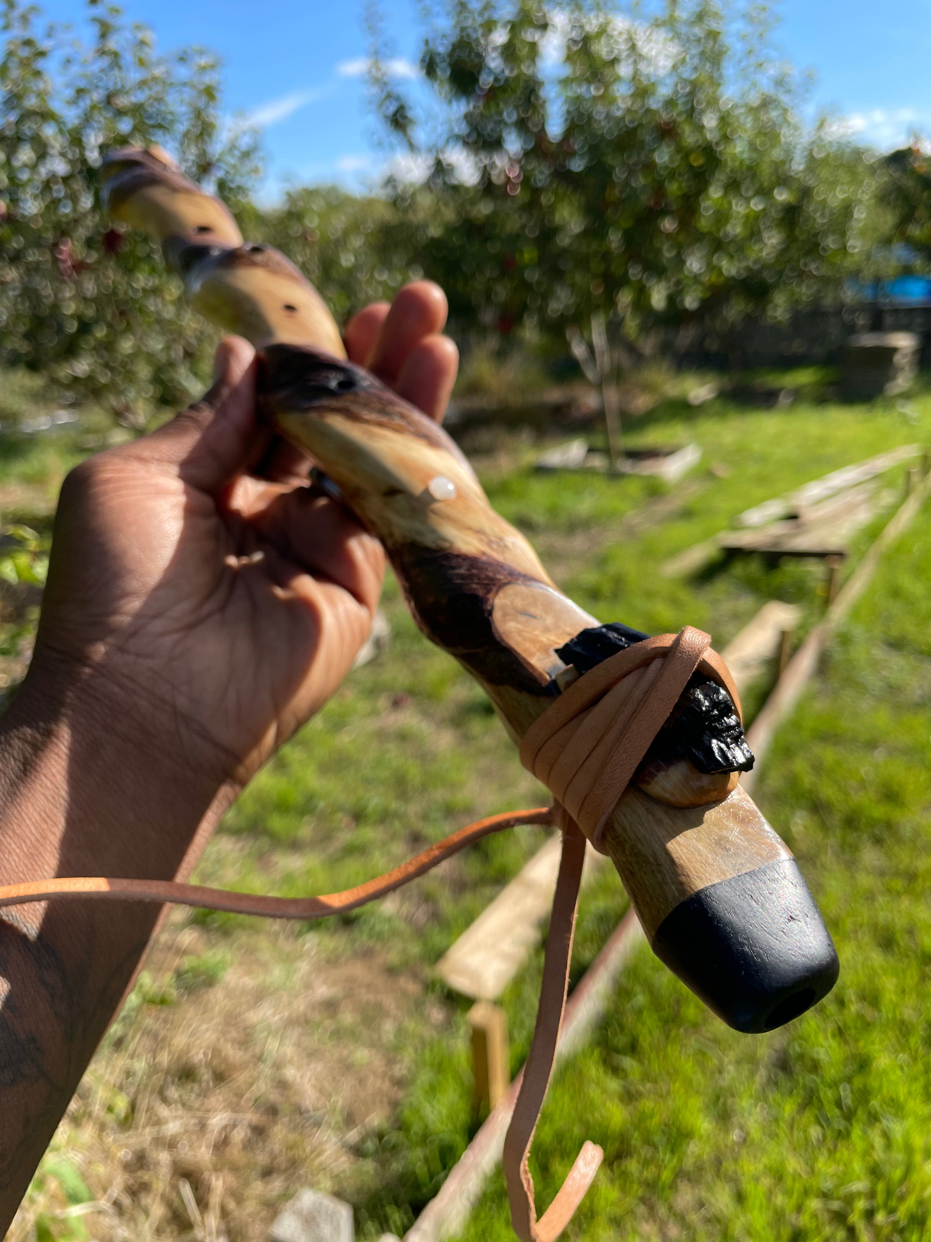 Custom made to order - Handmade Native American Style Branch Flute (Key of F)