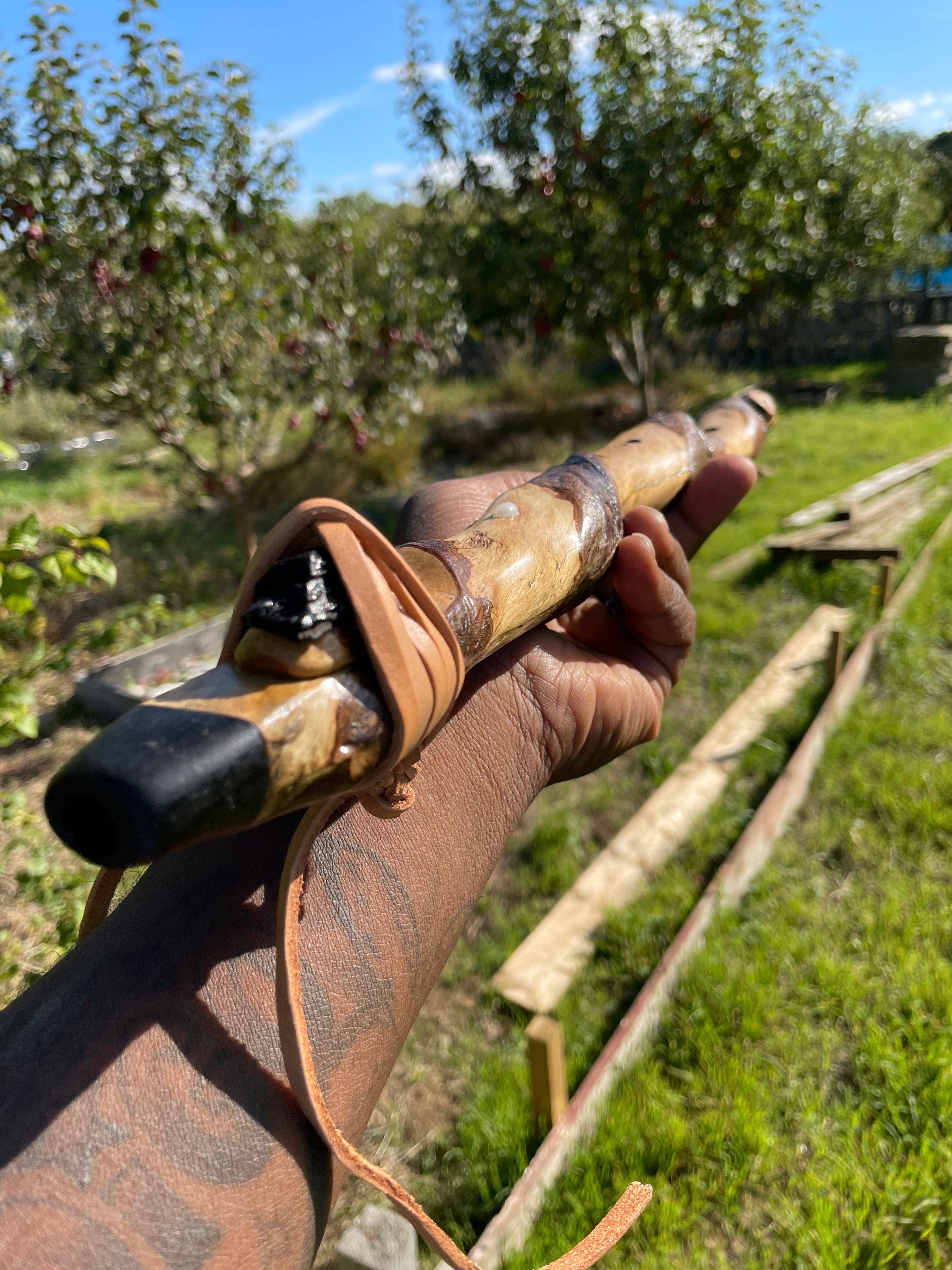 Custom made to order - Handmade Native American Style Branch Flute (Key of F)