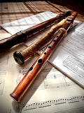 Custom Handcrafted  hybrid Soprano 8 holed Flute (Key of C 440hz) made to order